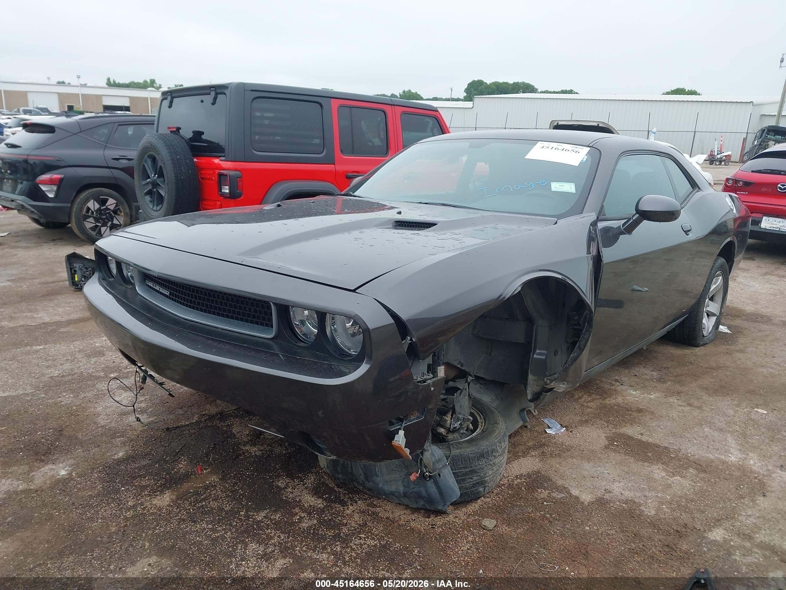 2014 Dodge Challenger Sxt Gray vin: 2C3CDYAG9EH153334