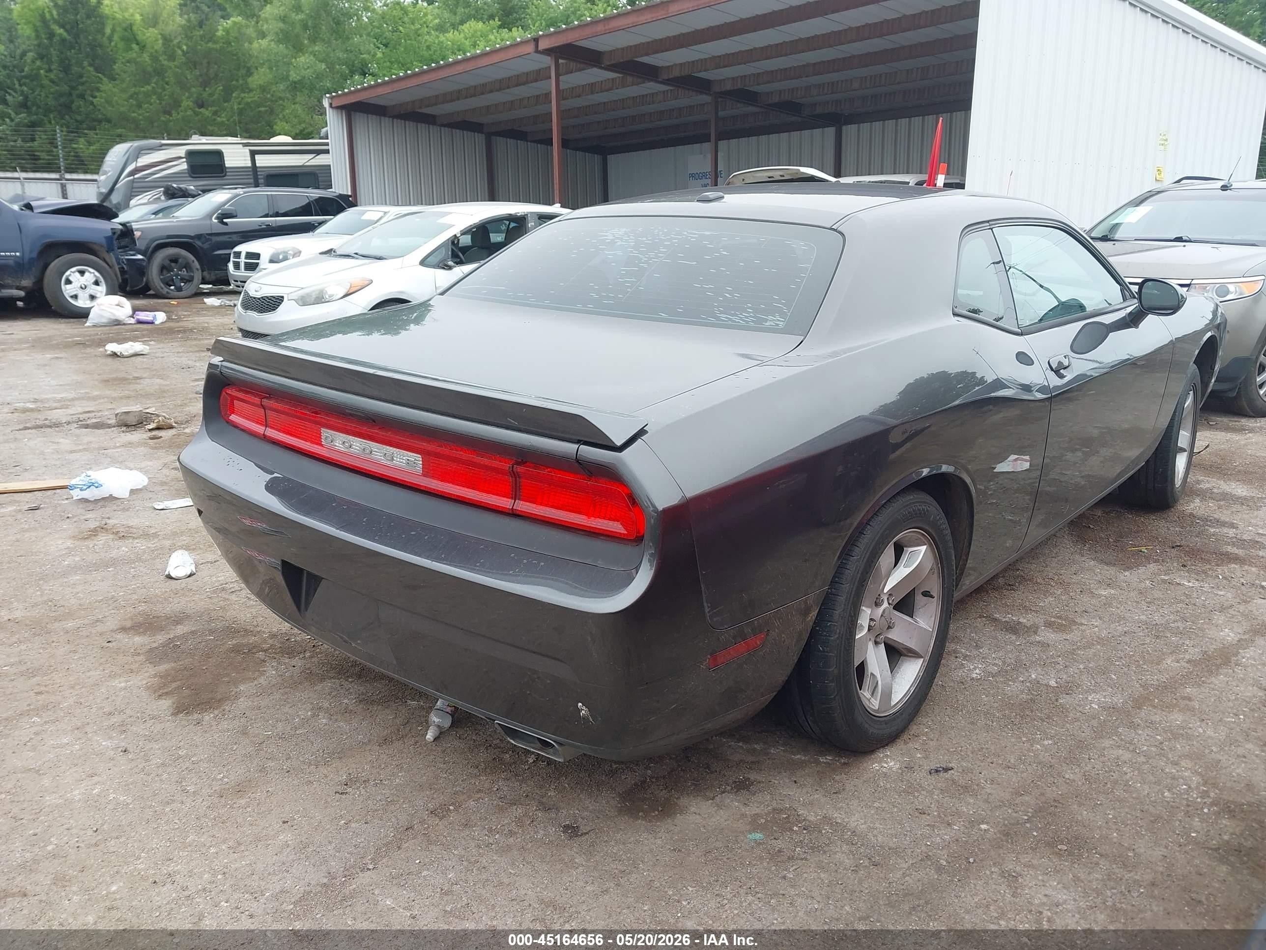 2014 Dodge Challenger Sxt Gray vin: 2C3CDYAG9EH153334