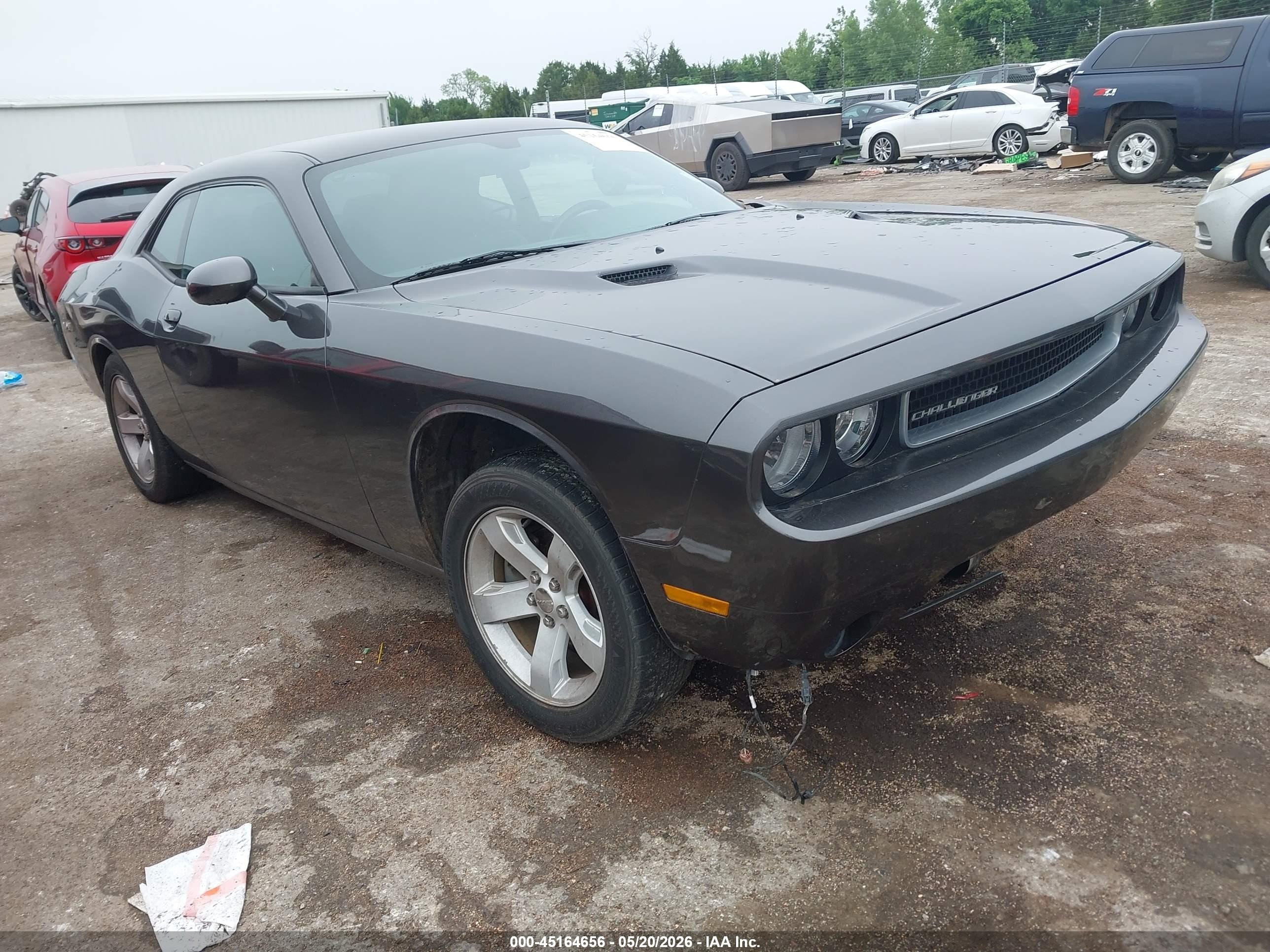 2014 Dodge Challenger Sxt Gray vin: 2C3CDYAG9EH153334