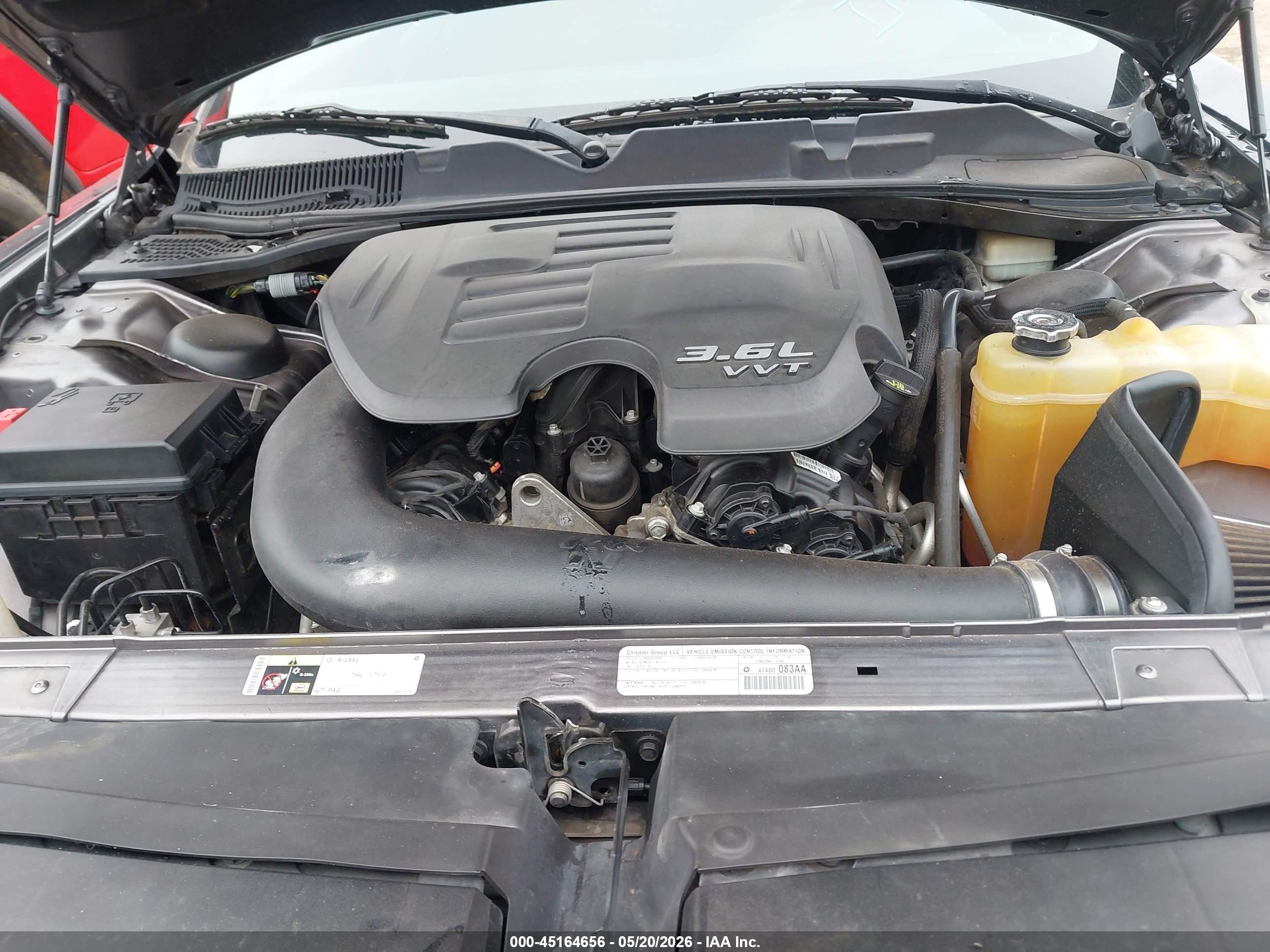 2014 Dodge Challenger Sxt Gray vin: 2C3CDYAG9EH153334