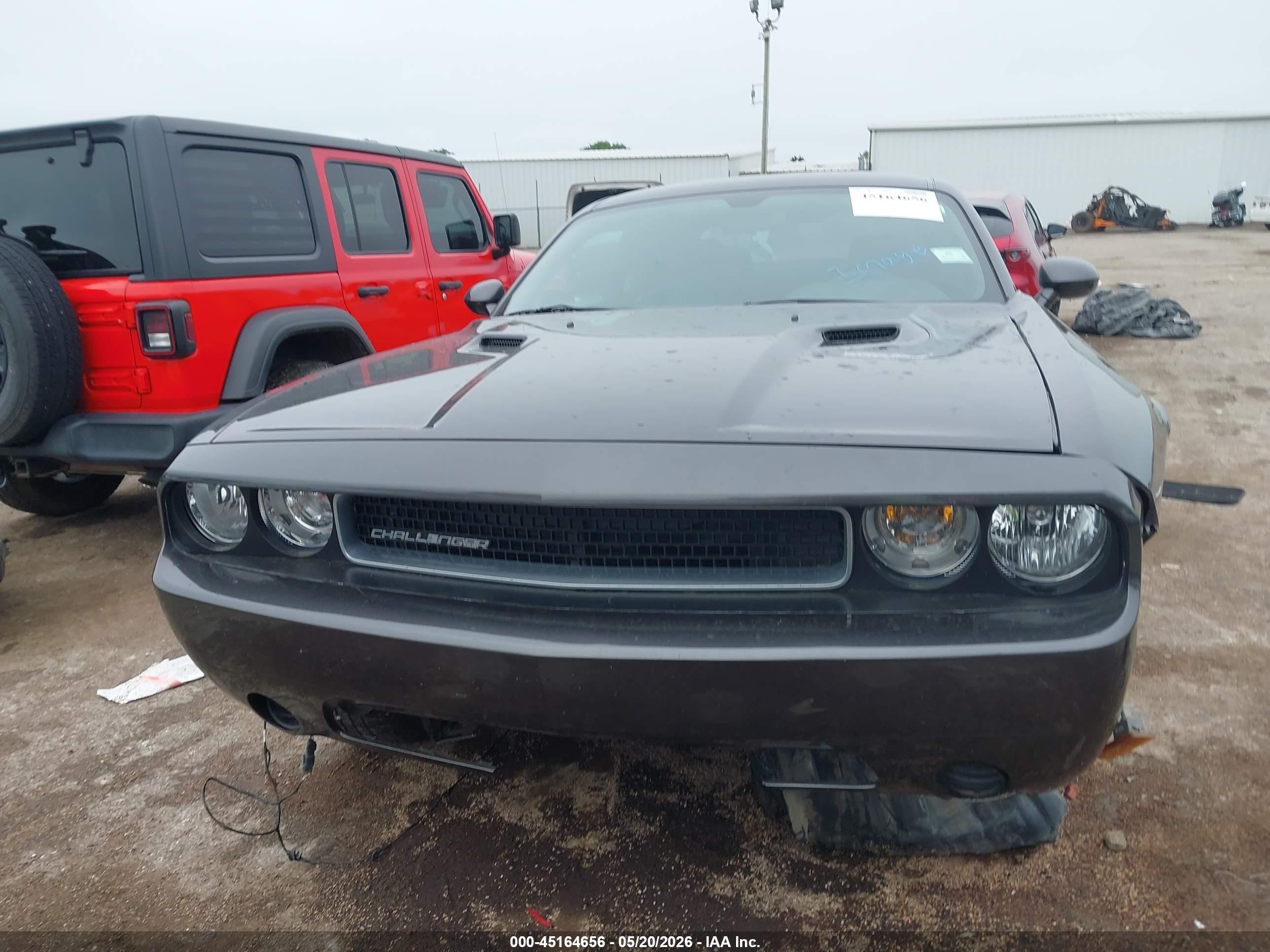 2014 Dodge Challenger Sxt Gray vin: 2C3CDYAG9EH153334