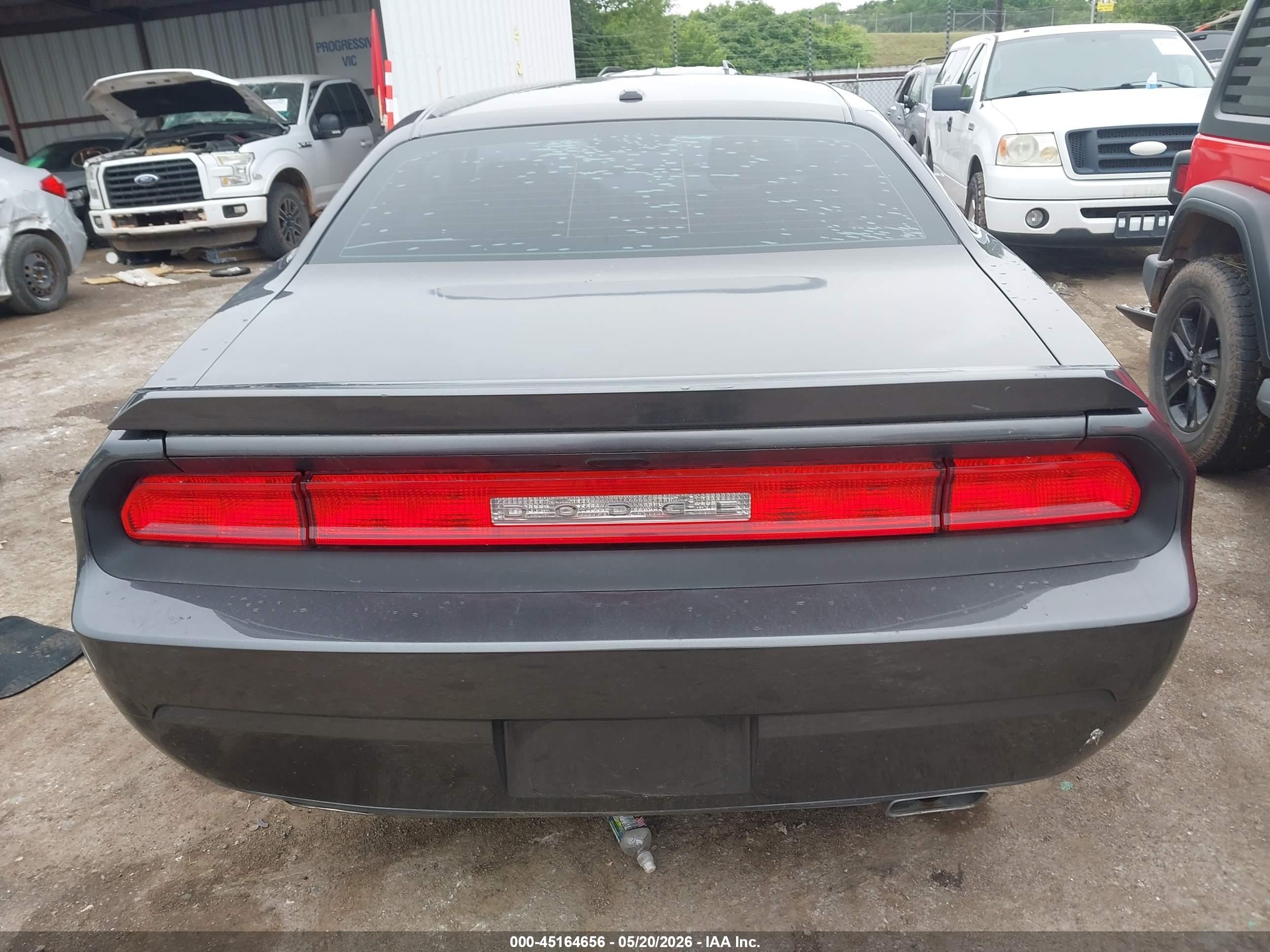 2014 Dodge Challenger Sxt Gray vin: 2C3CDYAG9EH153334