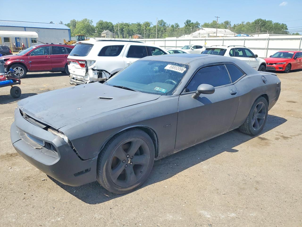 2014 Dodge Challenger Sxt Gray vin: 2C3CDYAG9EH197009