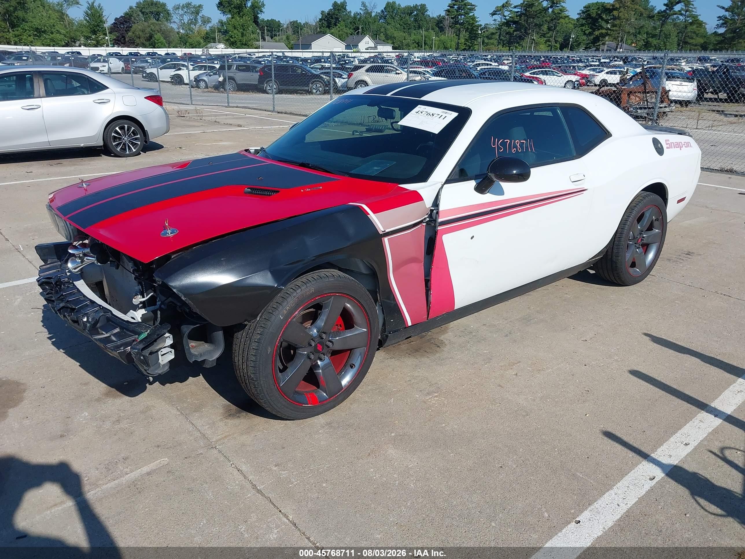 2014 Dodge Challenger Sxt White vin: 2C3CDYAG9EH285820