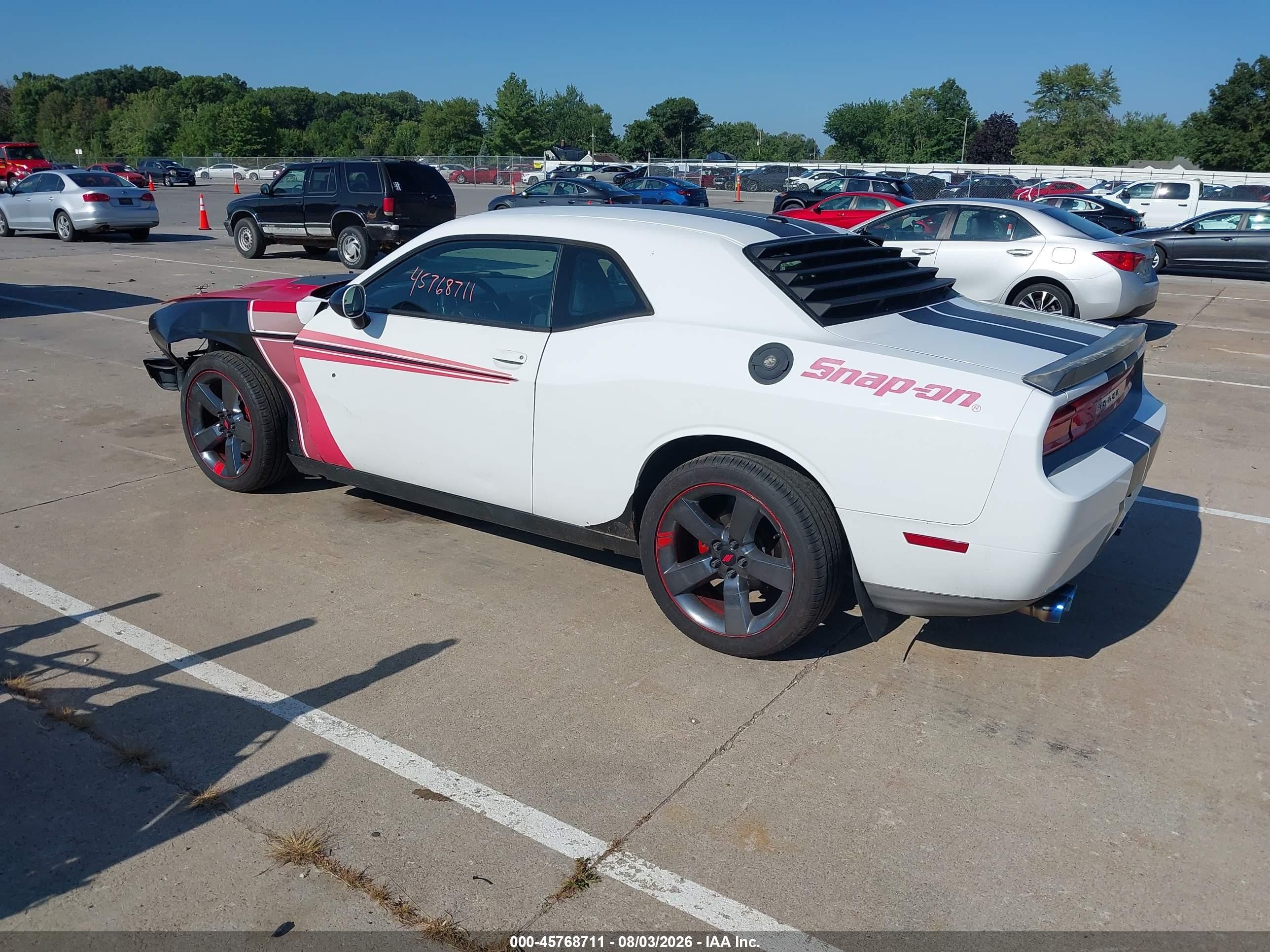 2014 Dodge Challenger Sxt White vin: 2C3CDYAG9EH285820