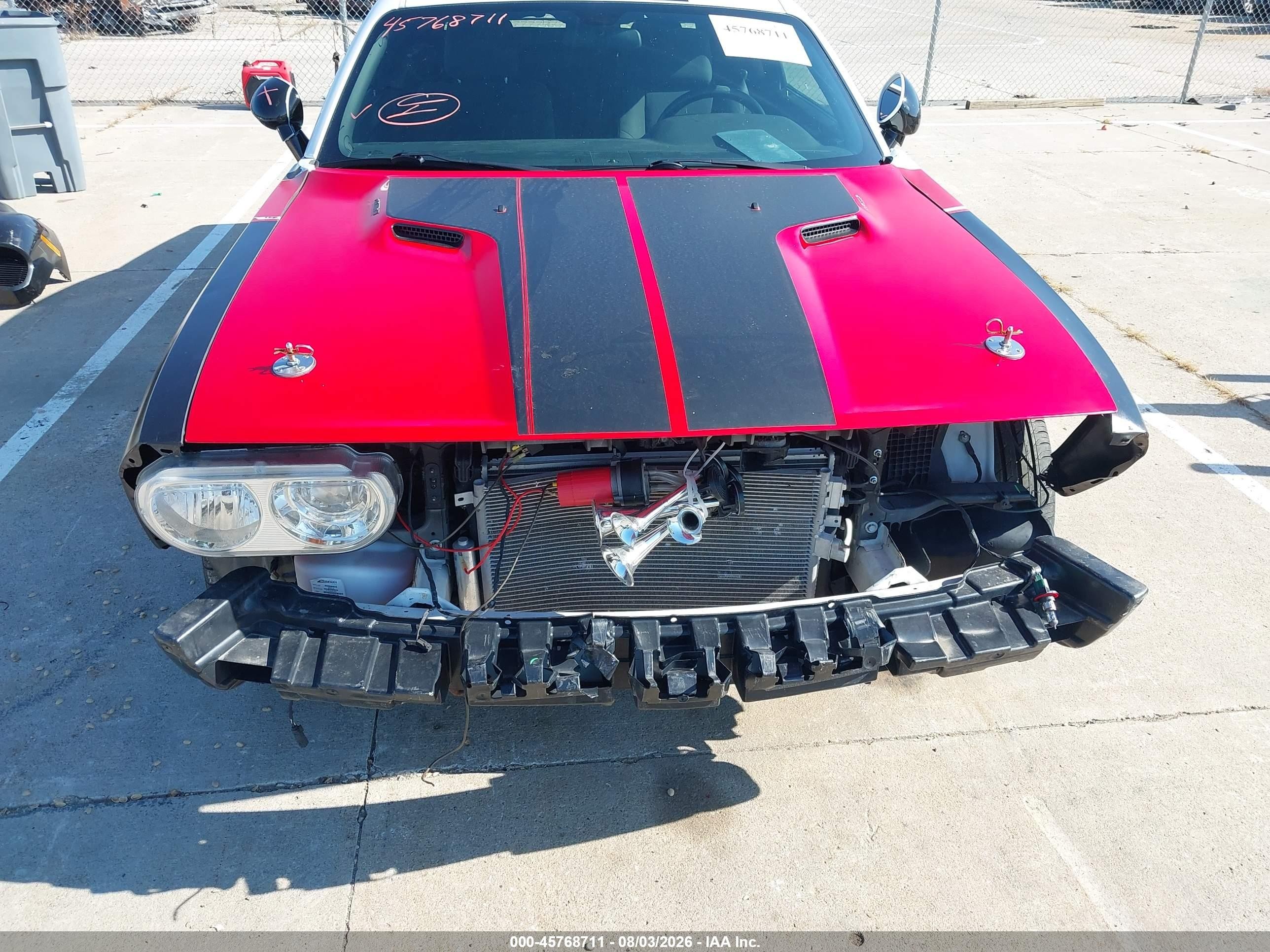 2014 Dodge Challenger Sxt White vin: 2C3CDYAG9EH285820