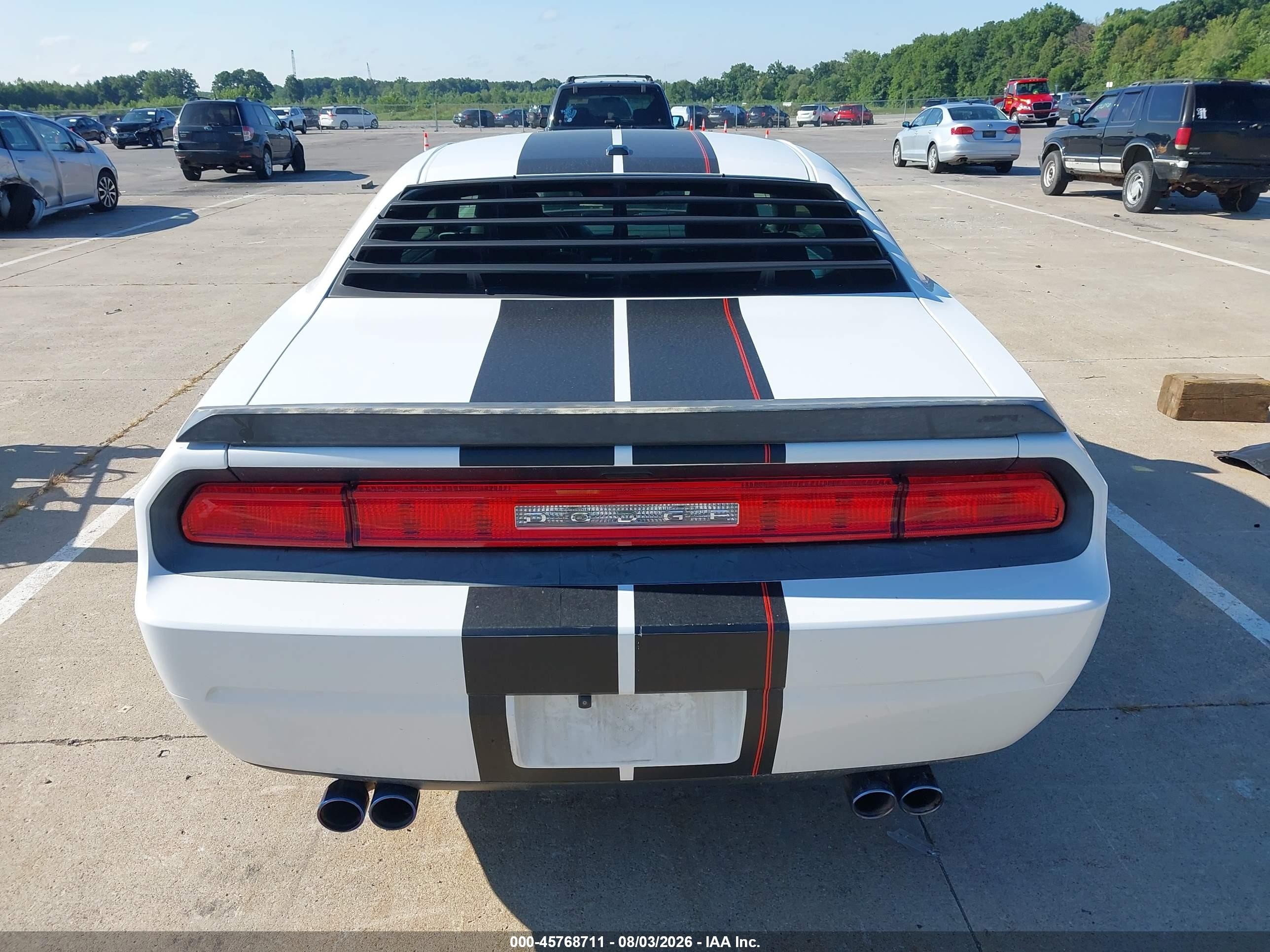 2014 Dodge Challenger Sxt White vin: 2C3CDYAG9EH285820