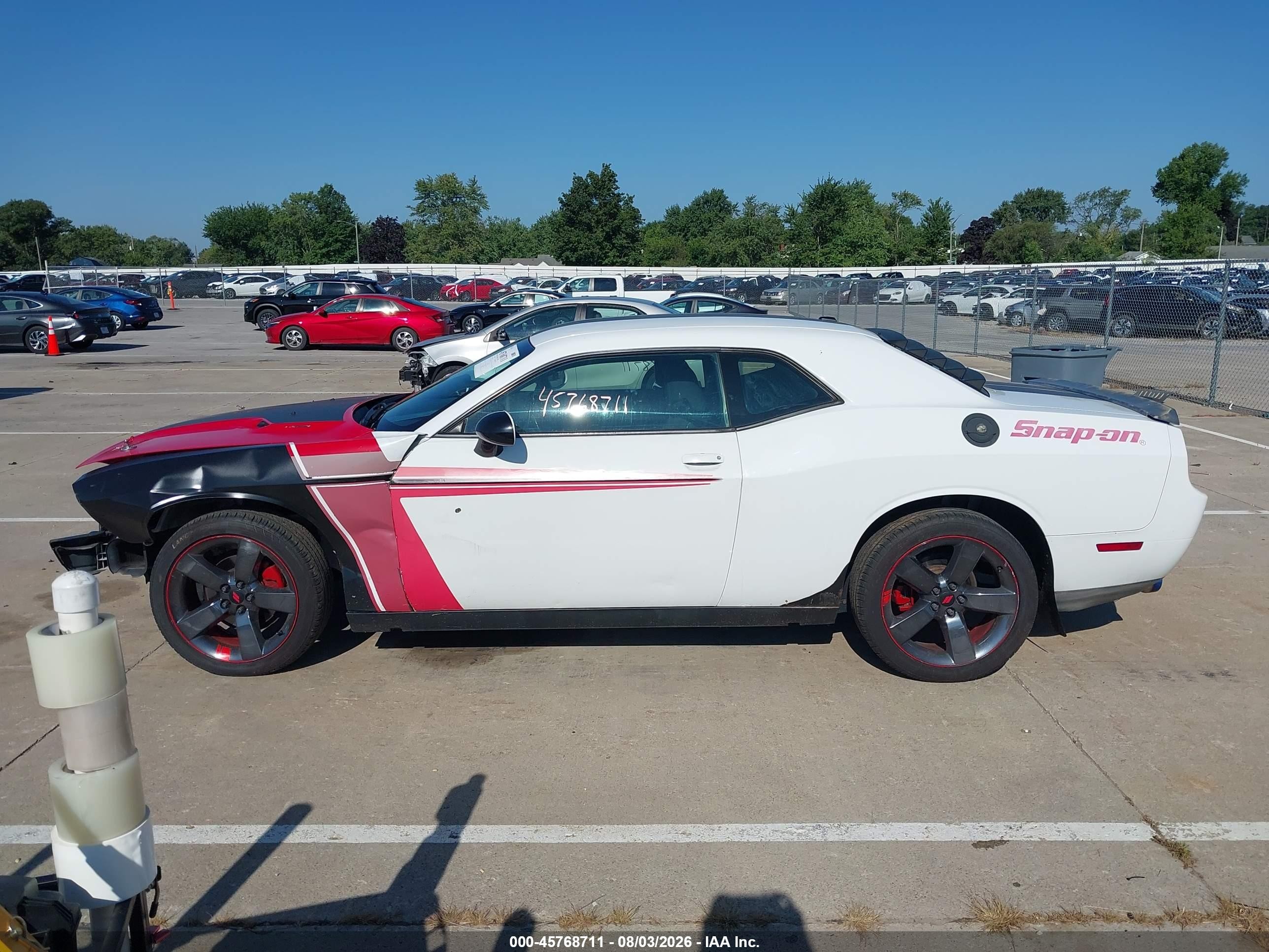 2014 Dodge Challenger Sxt White vin: 2C3CDYAG9EH285820
