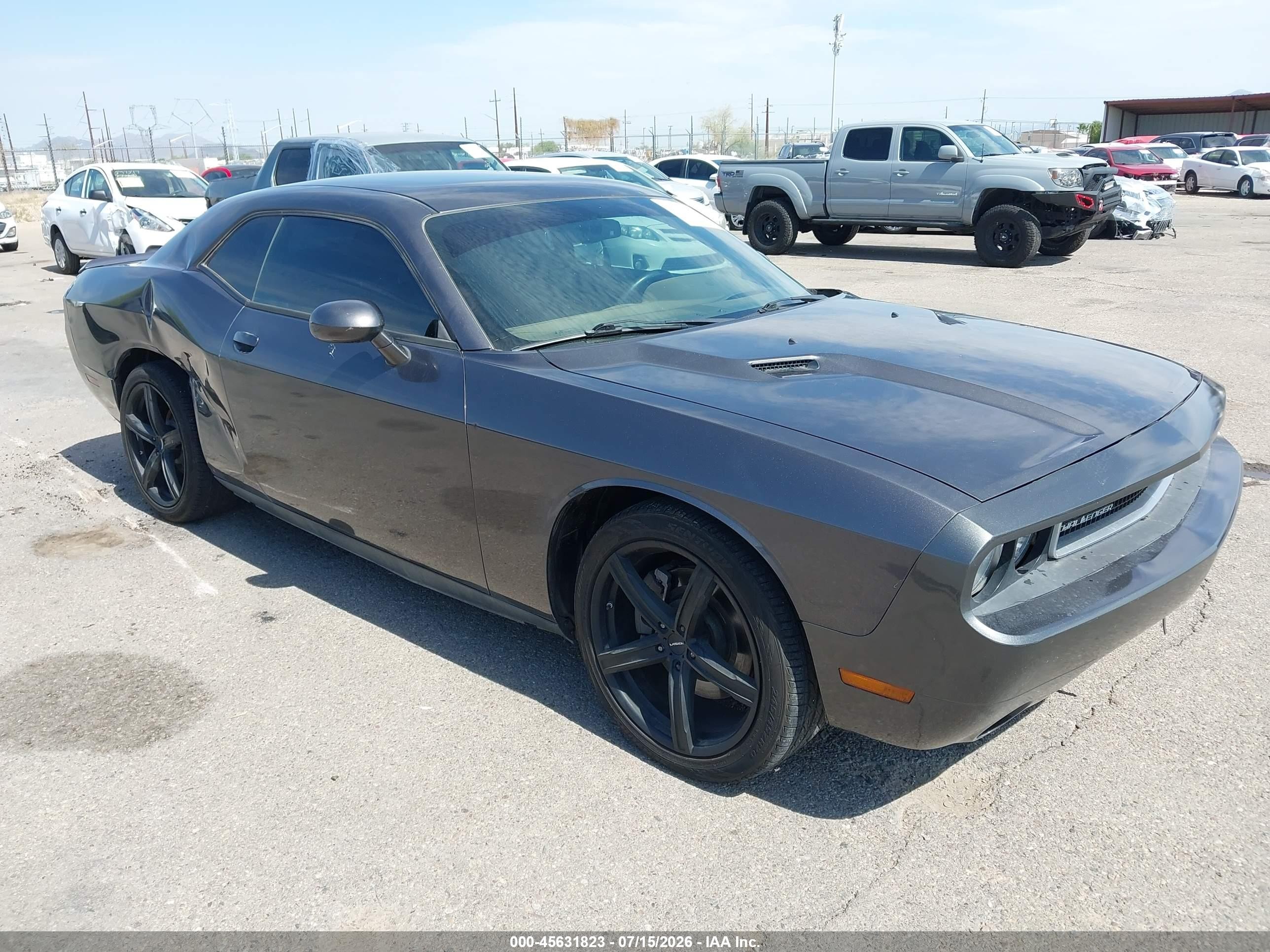 2014 Dodge Challenger Sxt Gray vin: 2C3CDYAG9EH298423