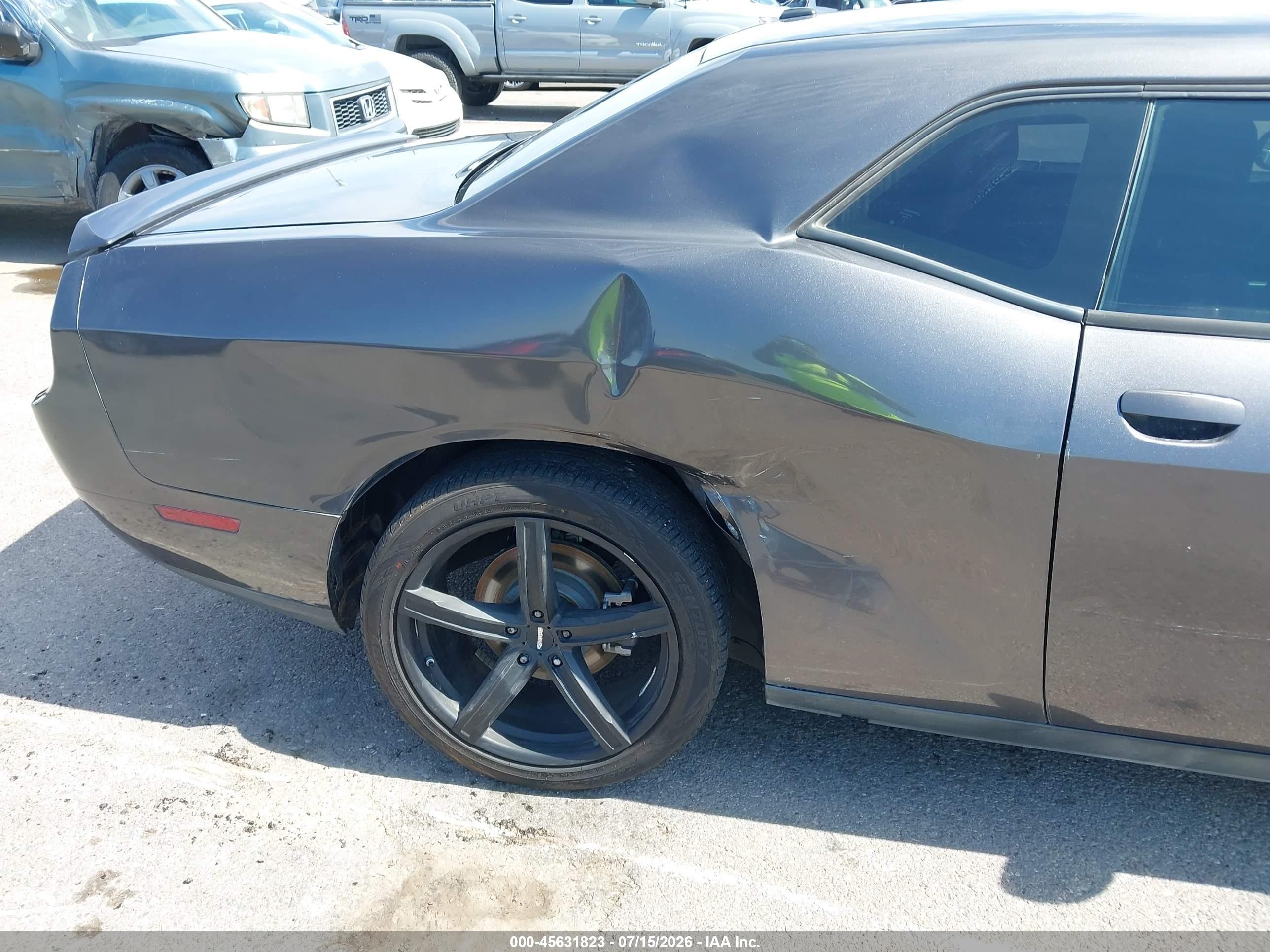 2014 Dodge Challenger Sxt Gray vin: 2C3CDYAG9EH298423