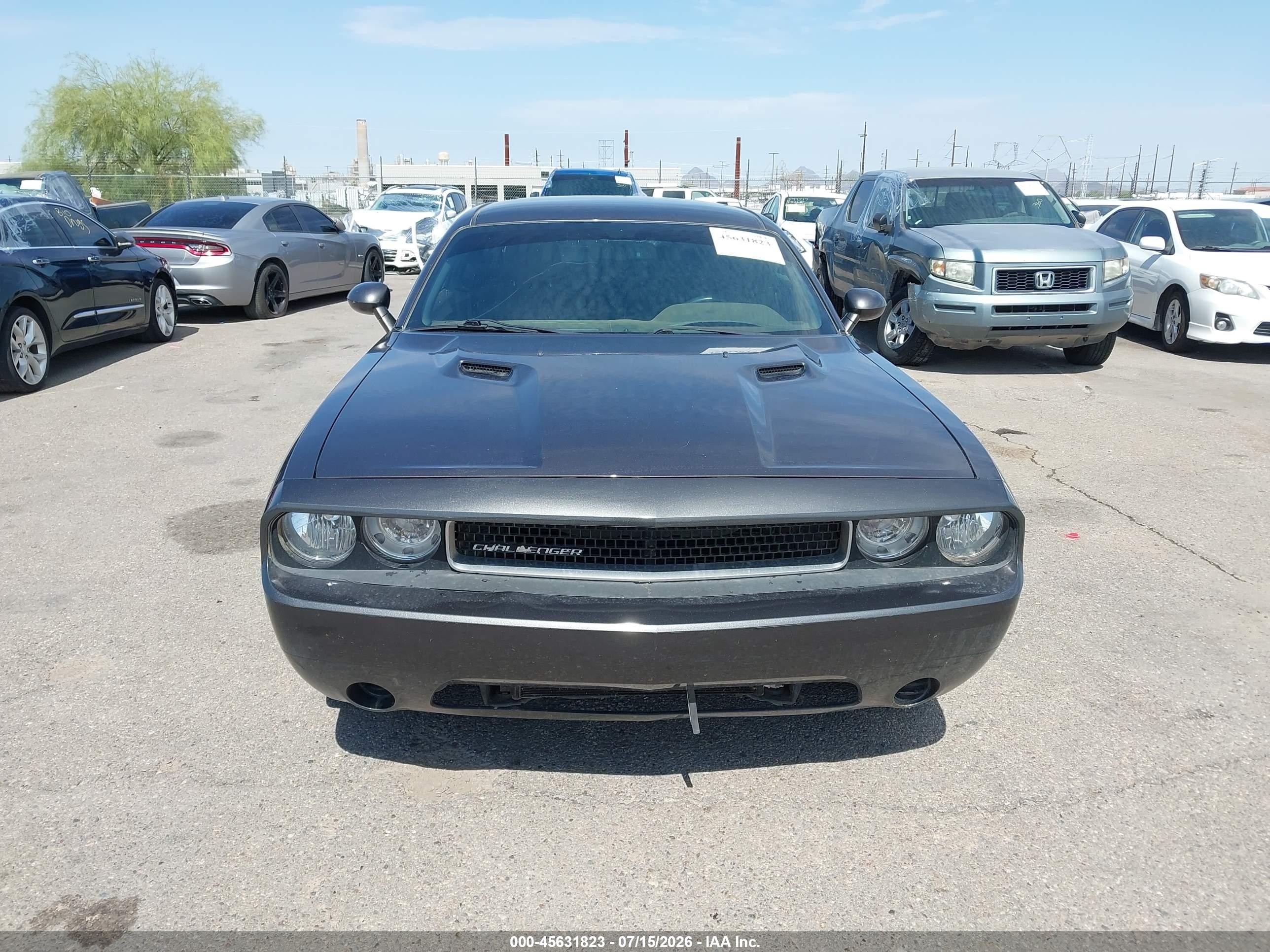 2014 Dodge Challenger Sxt Gray vin: 2C3CDYAG9EH298423
