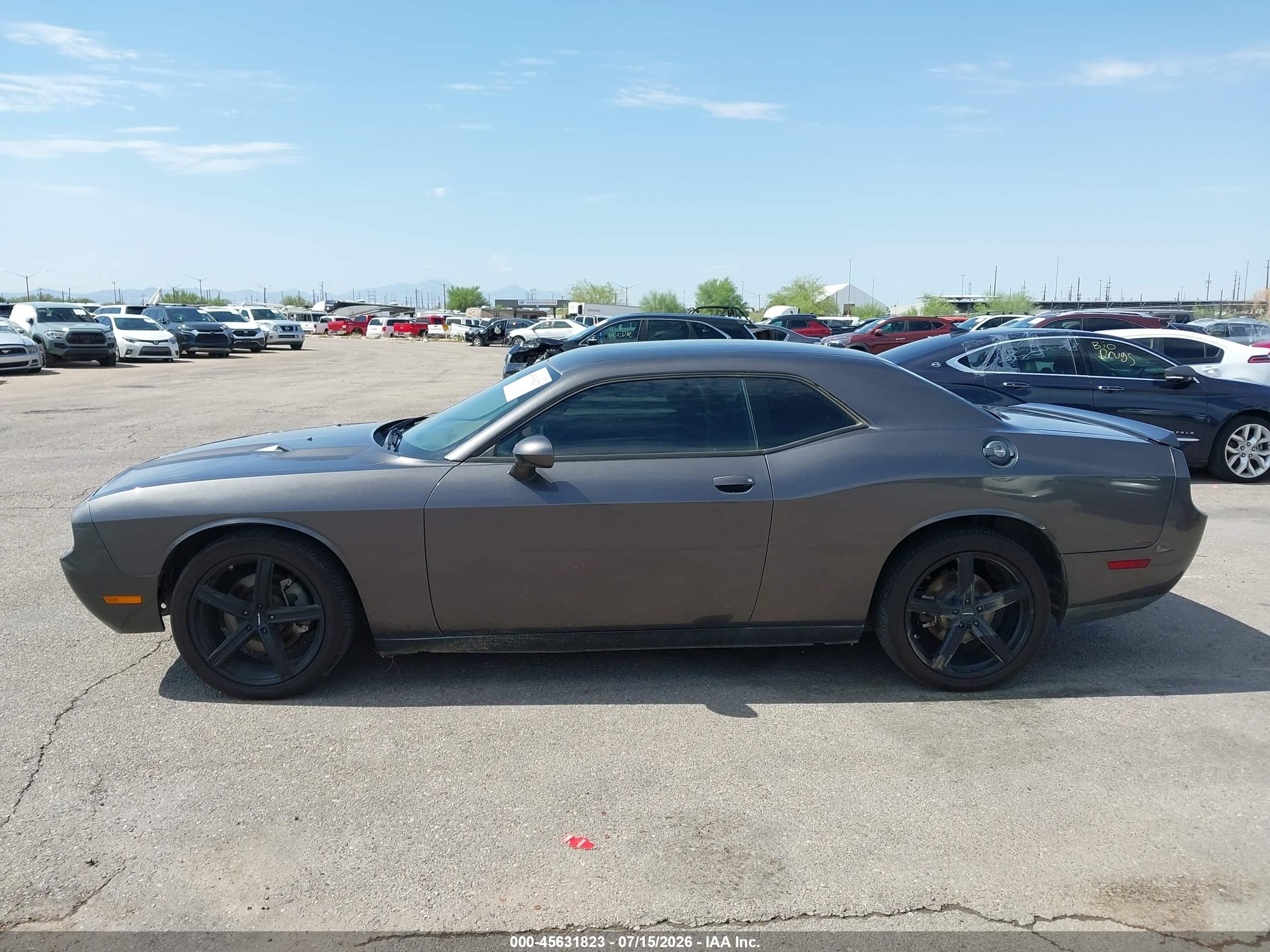 2014 Dodge Challenger Sxt Gray vin: 2C3CDYAG9EH298423