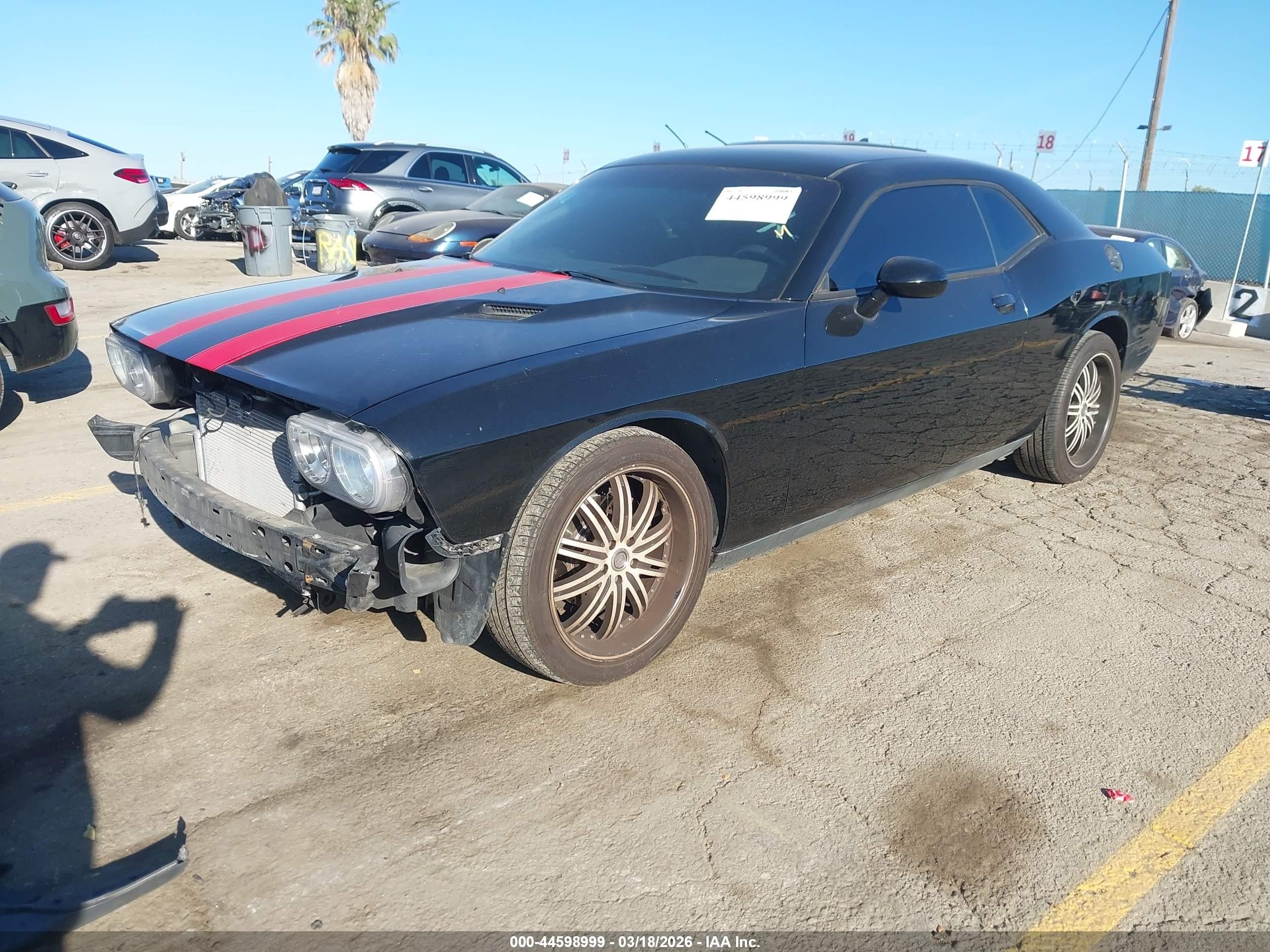 2014 Dodge Challenger Sxt Black vin: 2C3CDYAG9EH313096