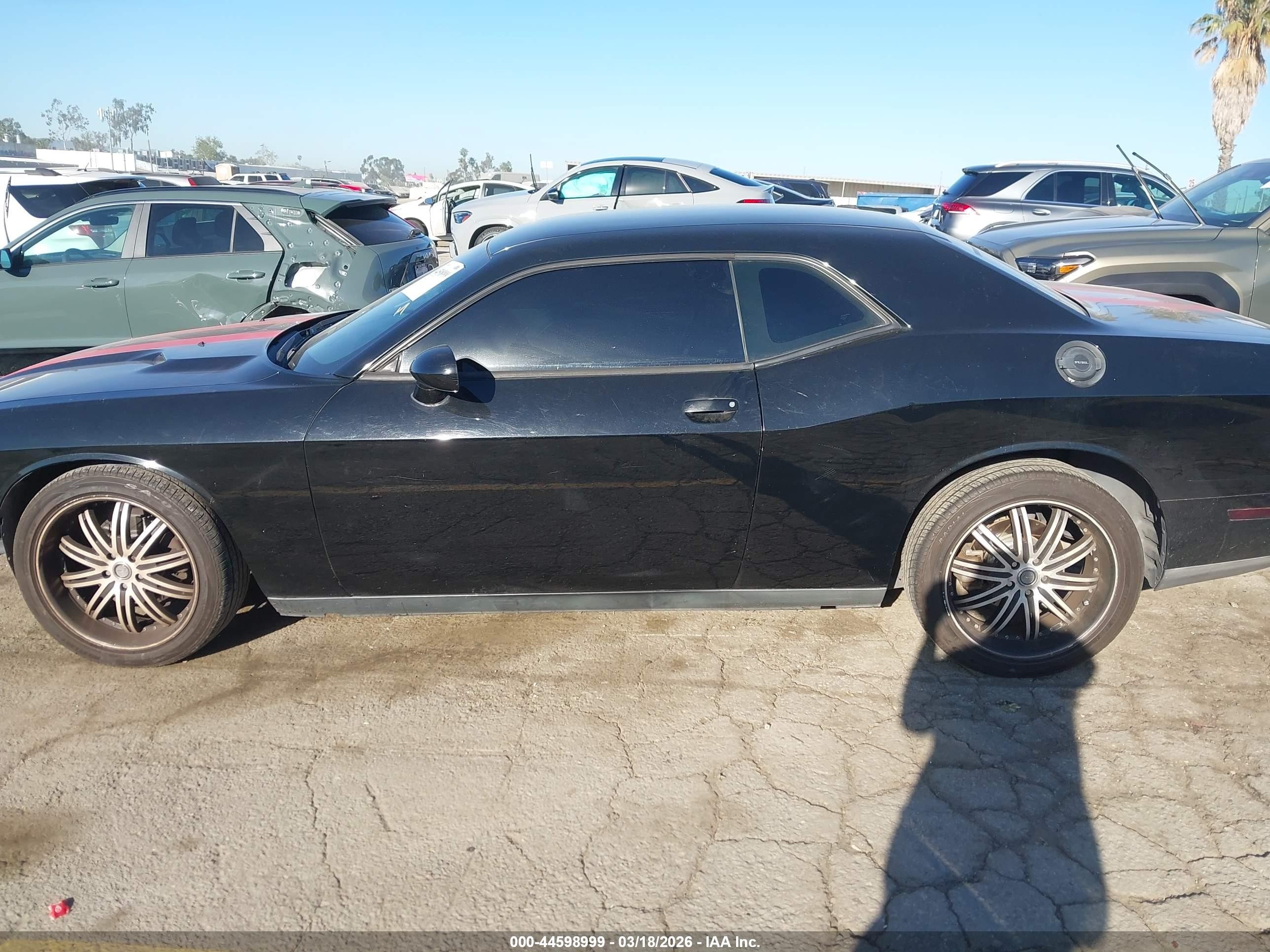 2014 Dodge Challenger Sxt Black vin: 2C3CDYAG9EH313096