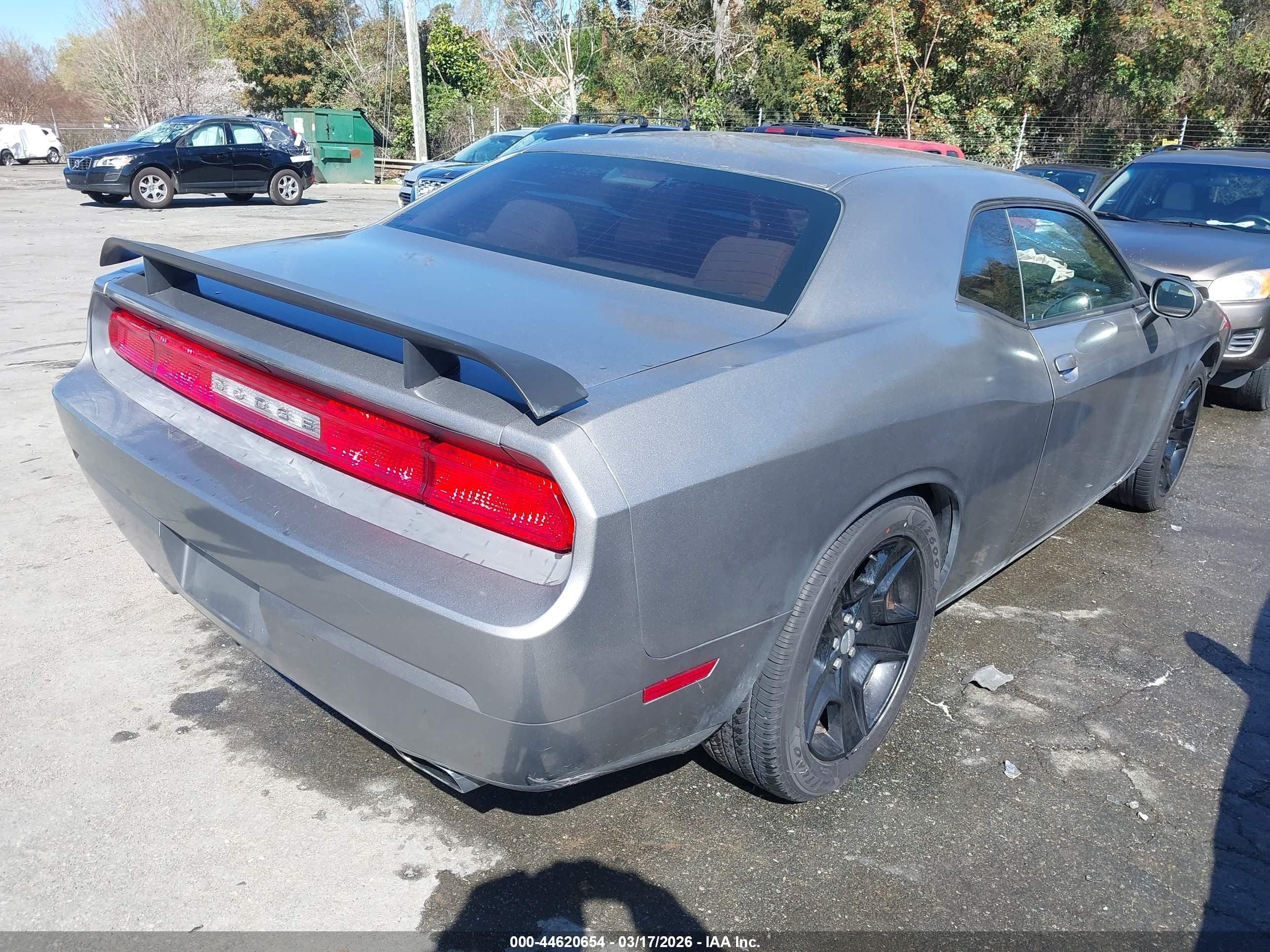 2012 Dodge Challenger Sxt Серый vin: 2C3CDYAGXCH186811