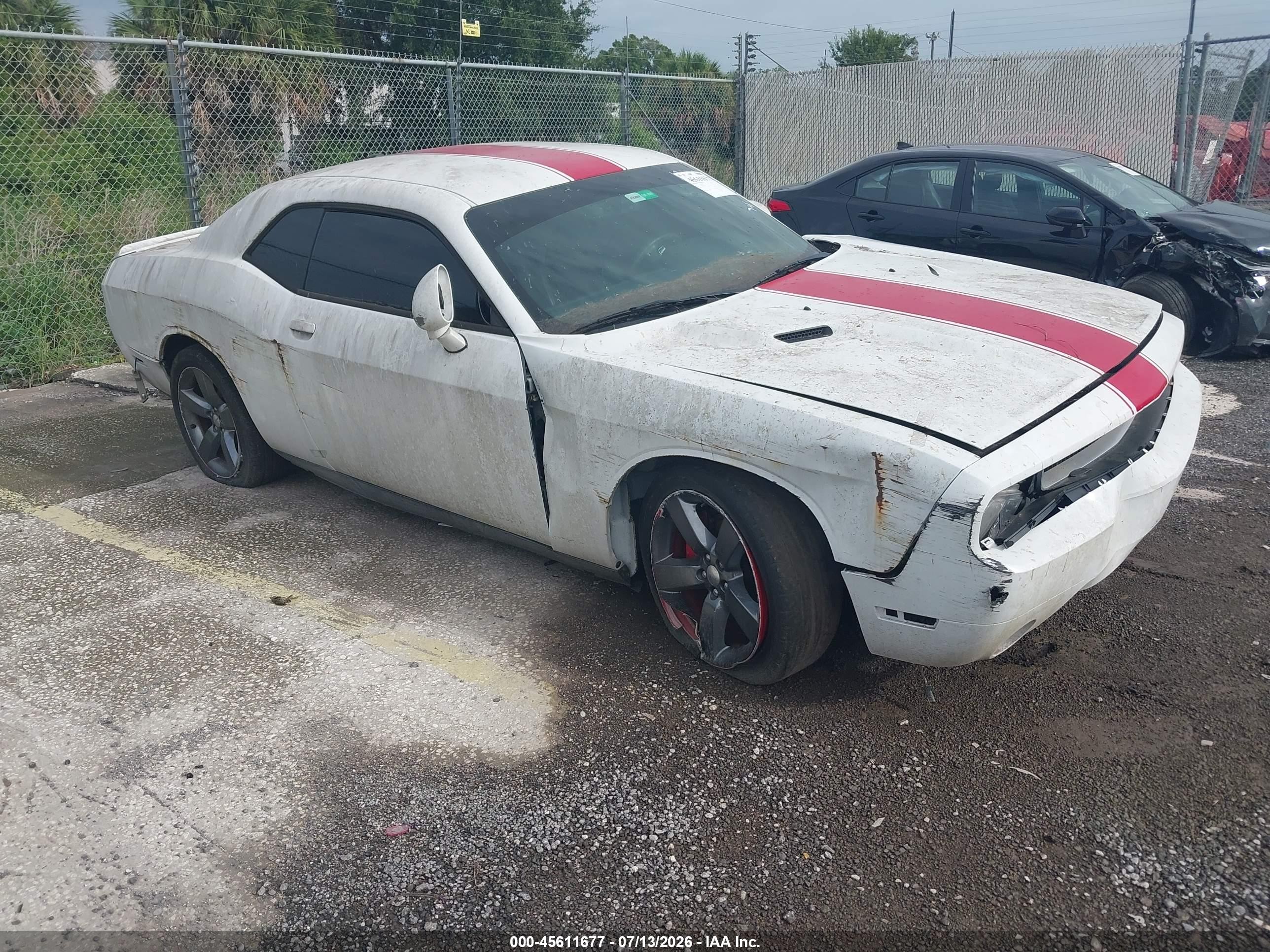 2012 Dodge Challenger Sxt White vin: 2C3CDYAGXCH259045