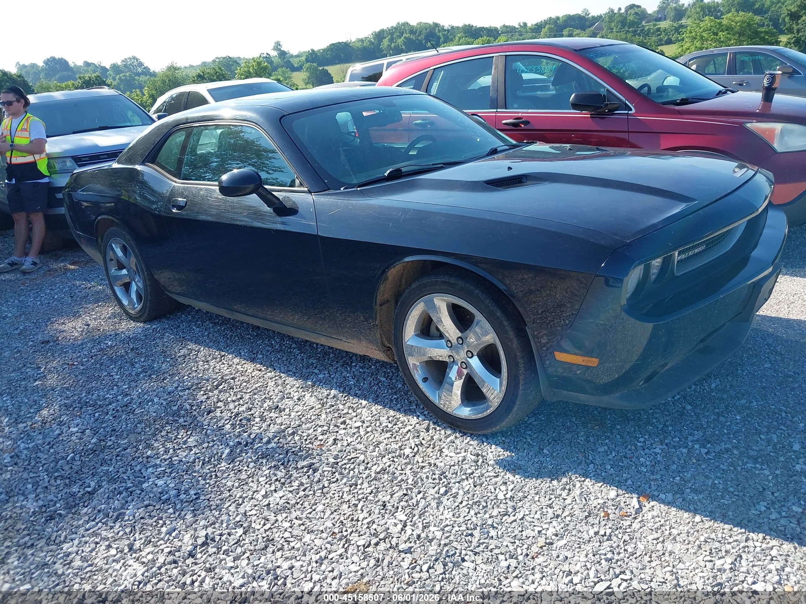 2012 Dodge Challenger Sxt Black vin: 2C3CDYAGXCH259451