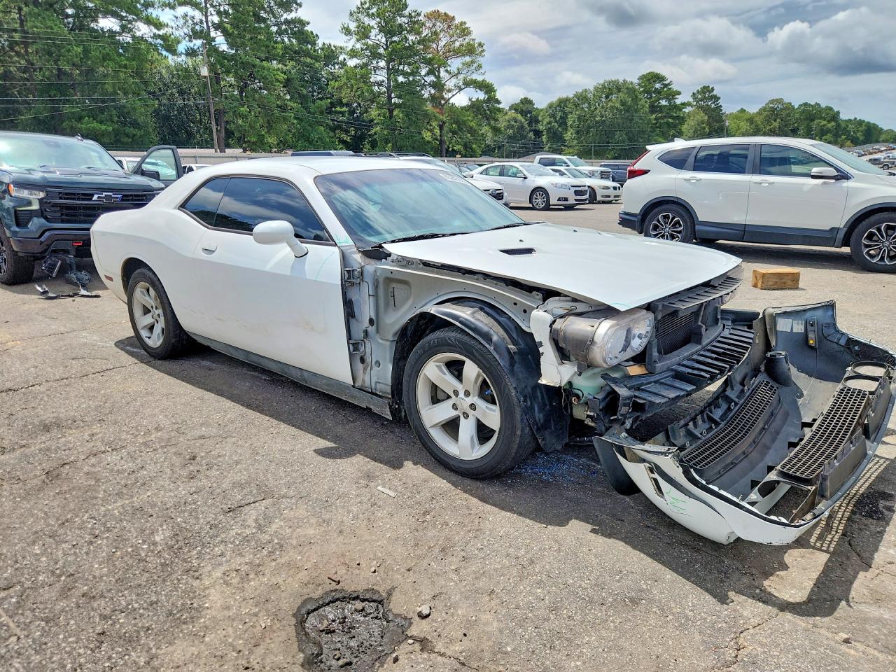2013 Dodge Challenger Sxt White vin: 2C3CDYAGXDH517937
