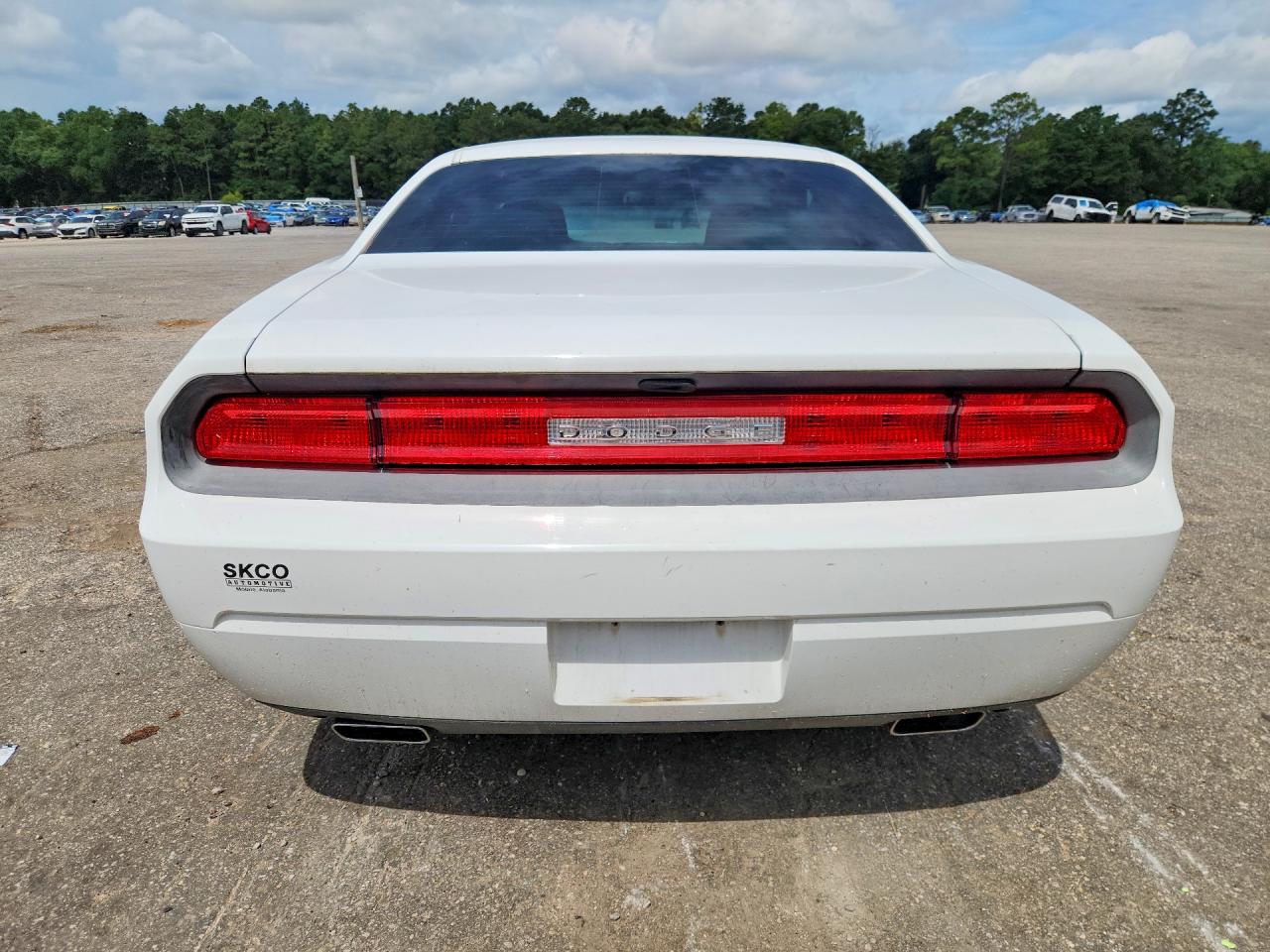 2013 Dodge Challenger Sxt White vin: 2C3CDYAGXDH517937