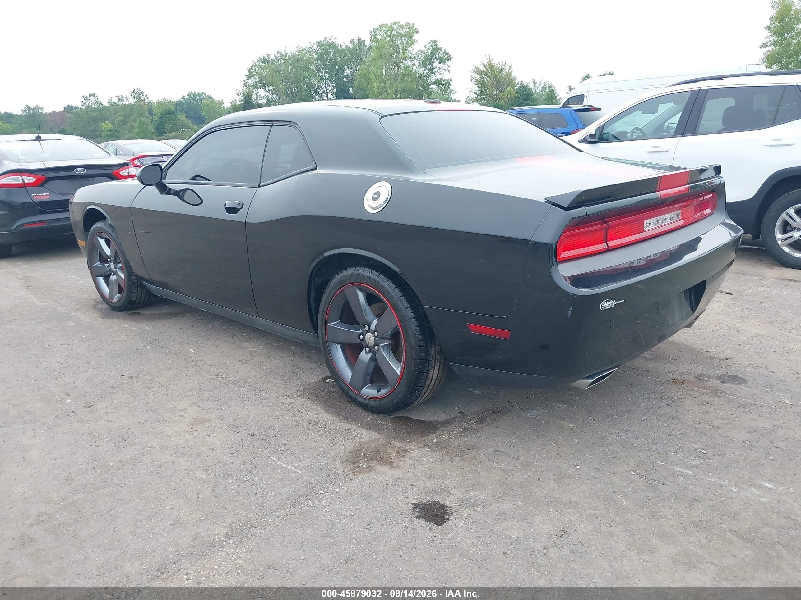 2013 Dodge Challenger Rallye Redline Black vin: 2C3CDYAGXDH553885