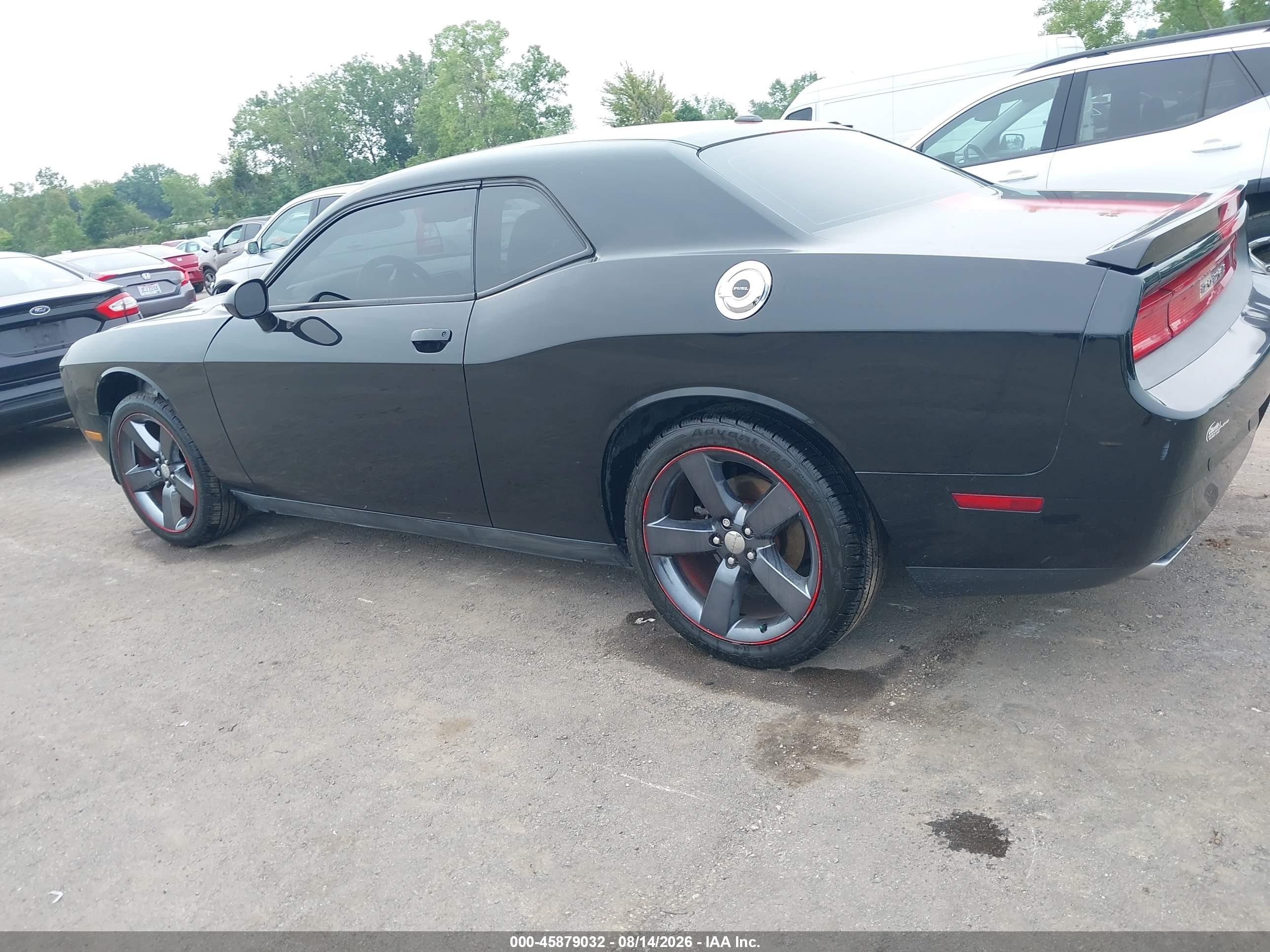 2013 Dodge Challenger Rallye Redline Black vin: 2C3CDYAGXDH553885