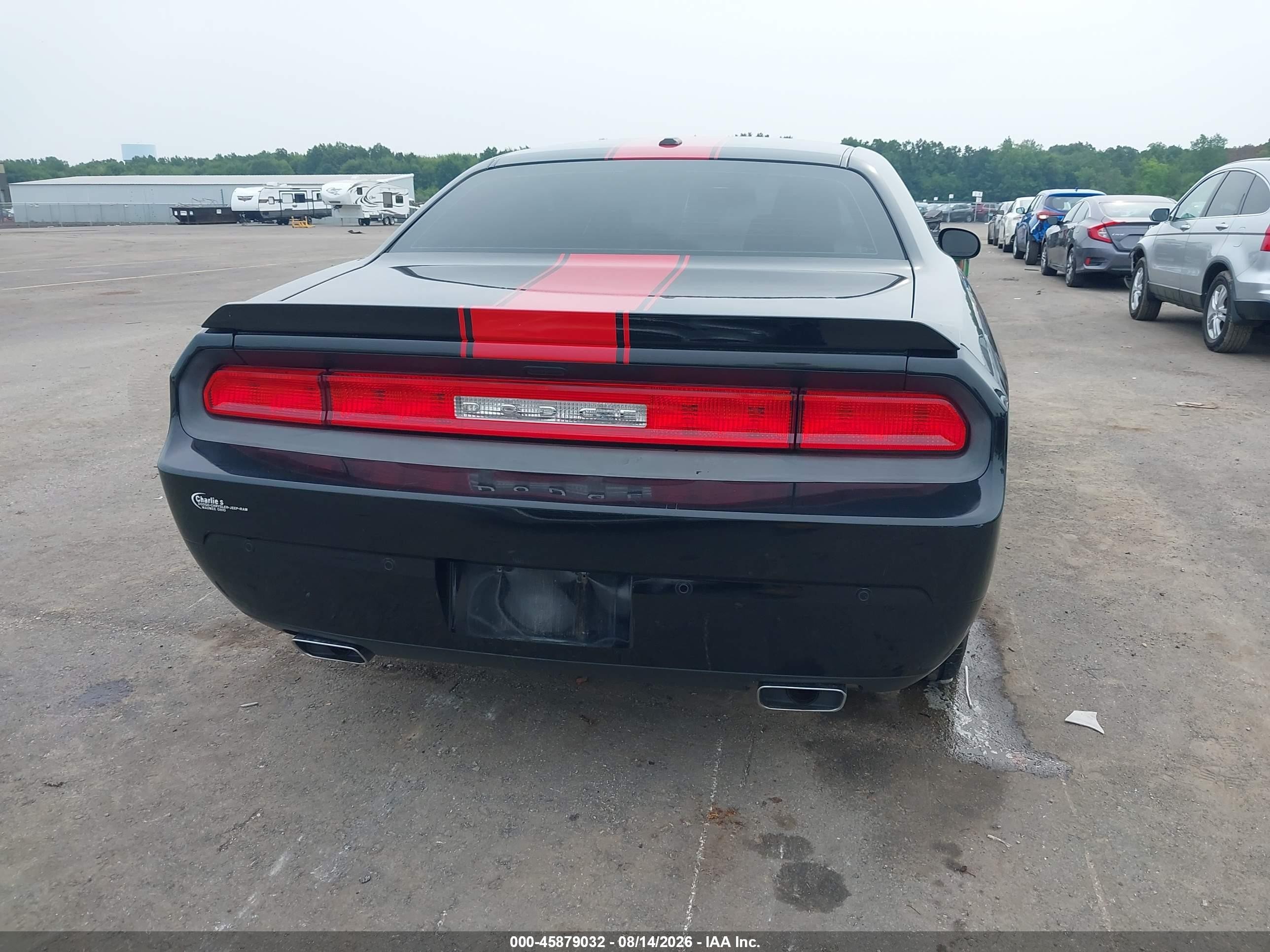 2013 Dodge Challenger Rallye Redline Black vin: 2C3CDYAGXDH553885