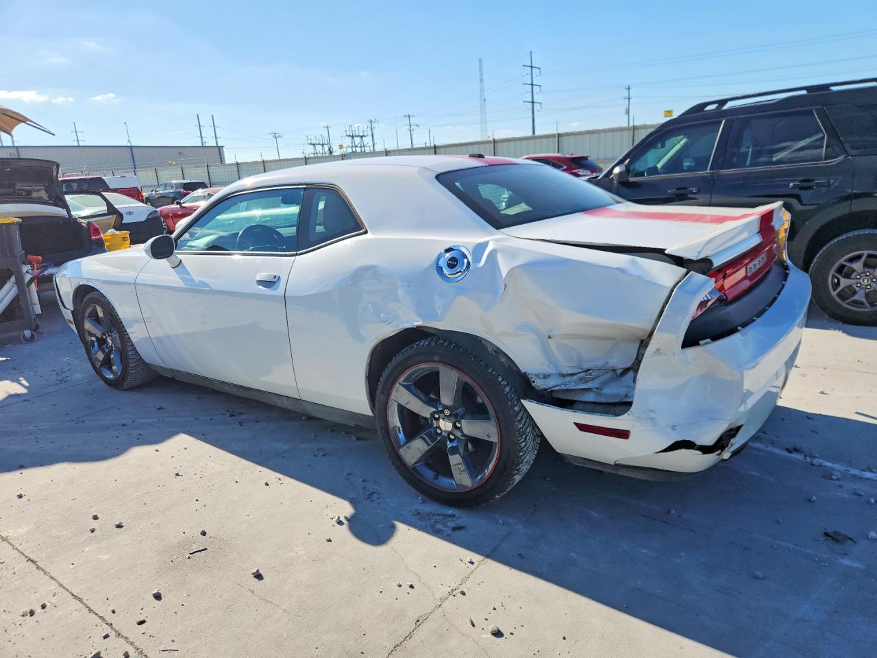 2013 Dodge Challenger Sxt White vin: 2C3CDYAGXDH579144