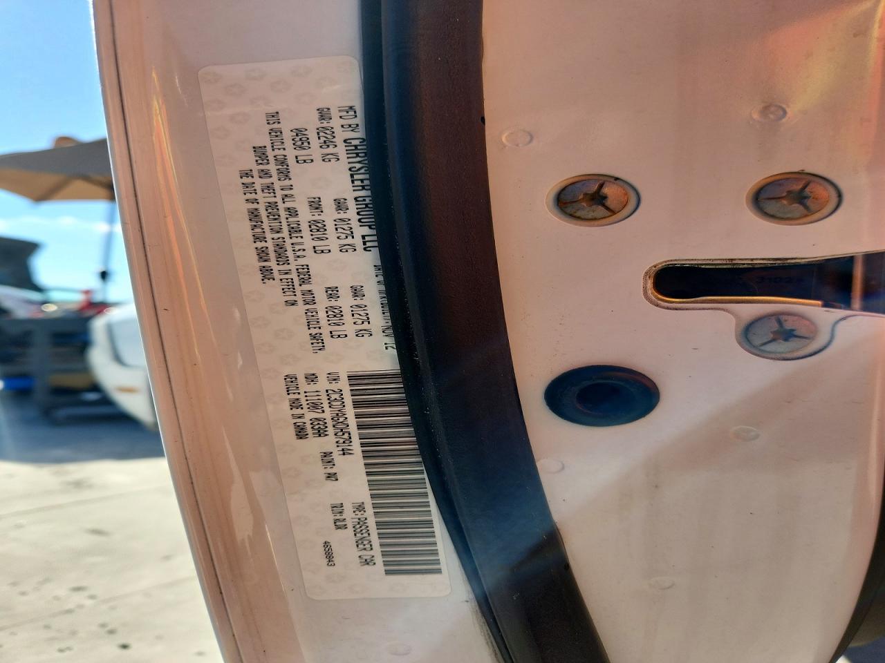 2013 Dodge Challenger Sxt White vin: 2C3CDYAGXDH579144