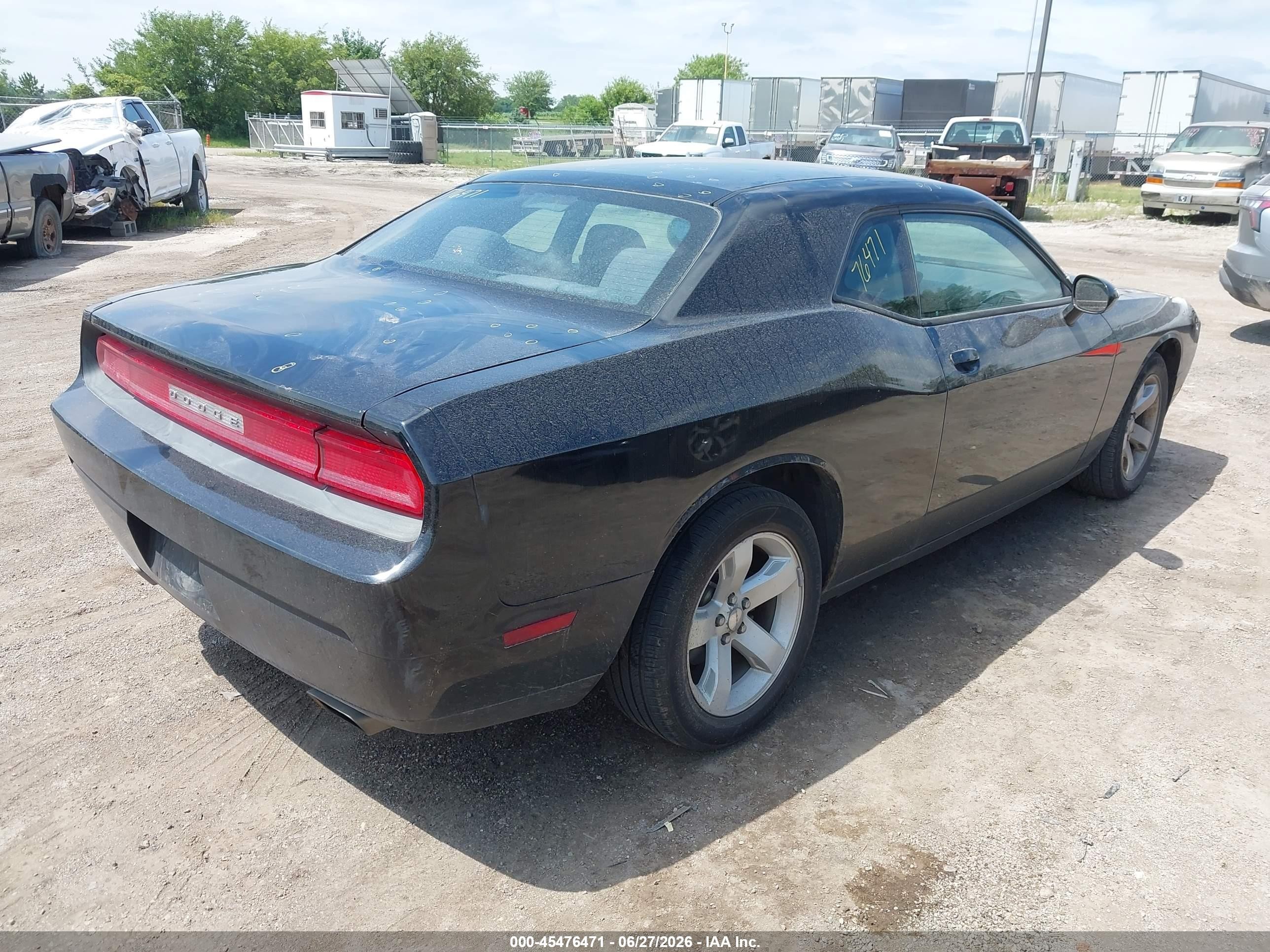2013 Dodge Challenger Sxt Black vin: 2C3CDYAGXDH653386