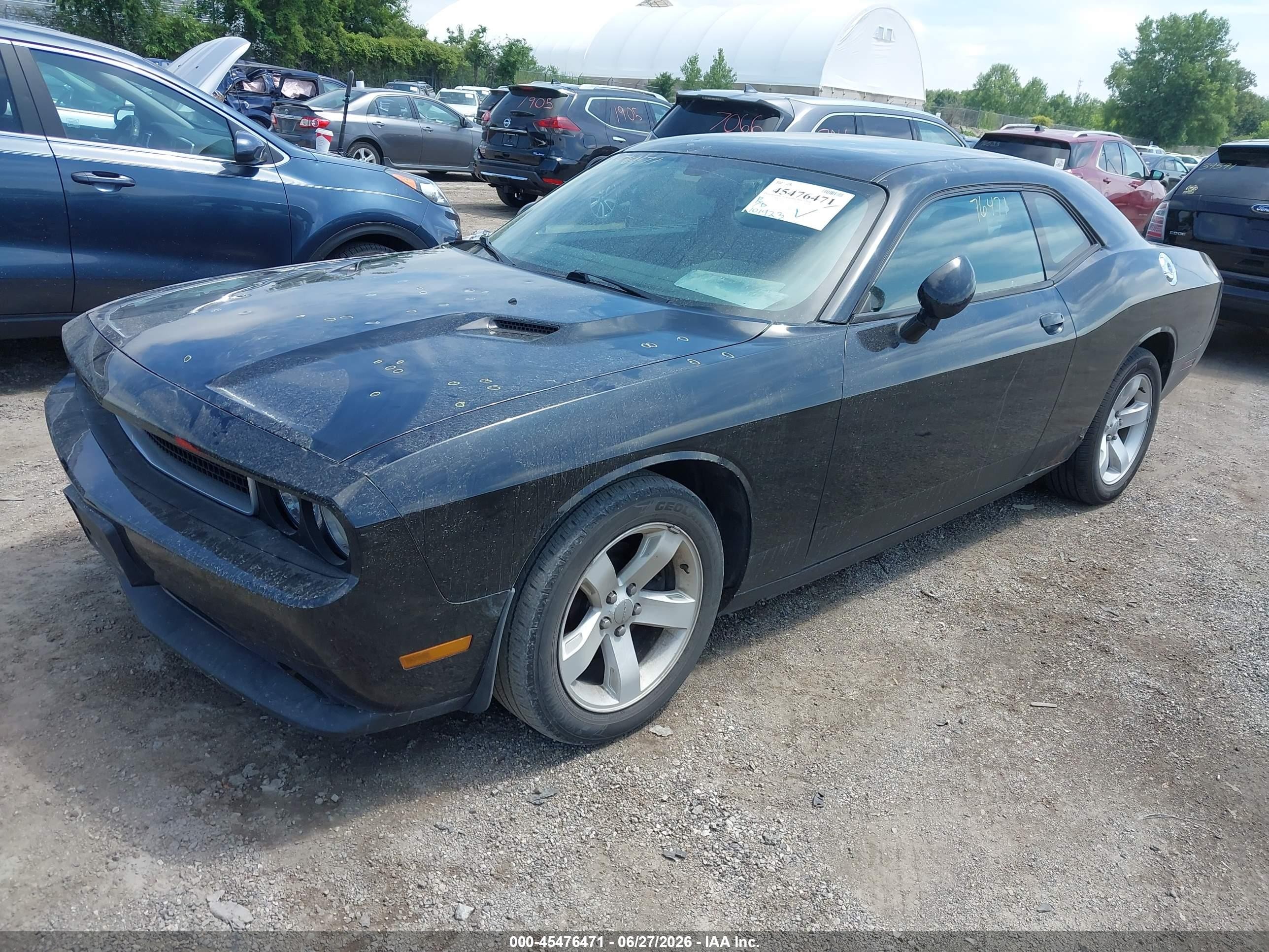 2013 Dodge Challenger Sxt Black vin: 2C3CDYAGXDH653386