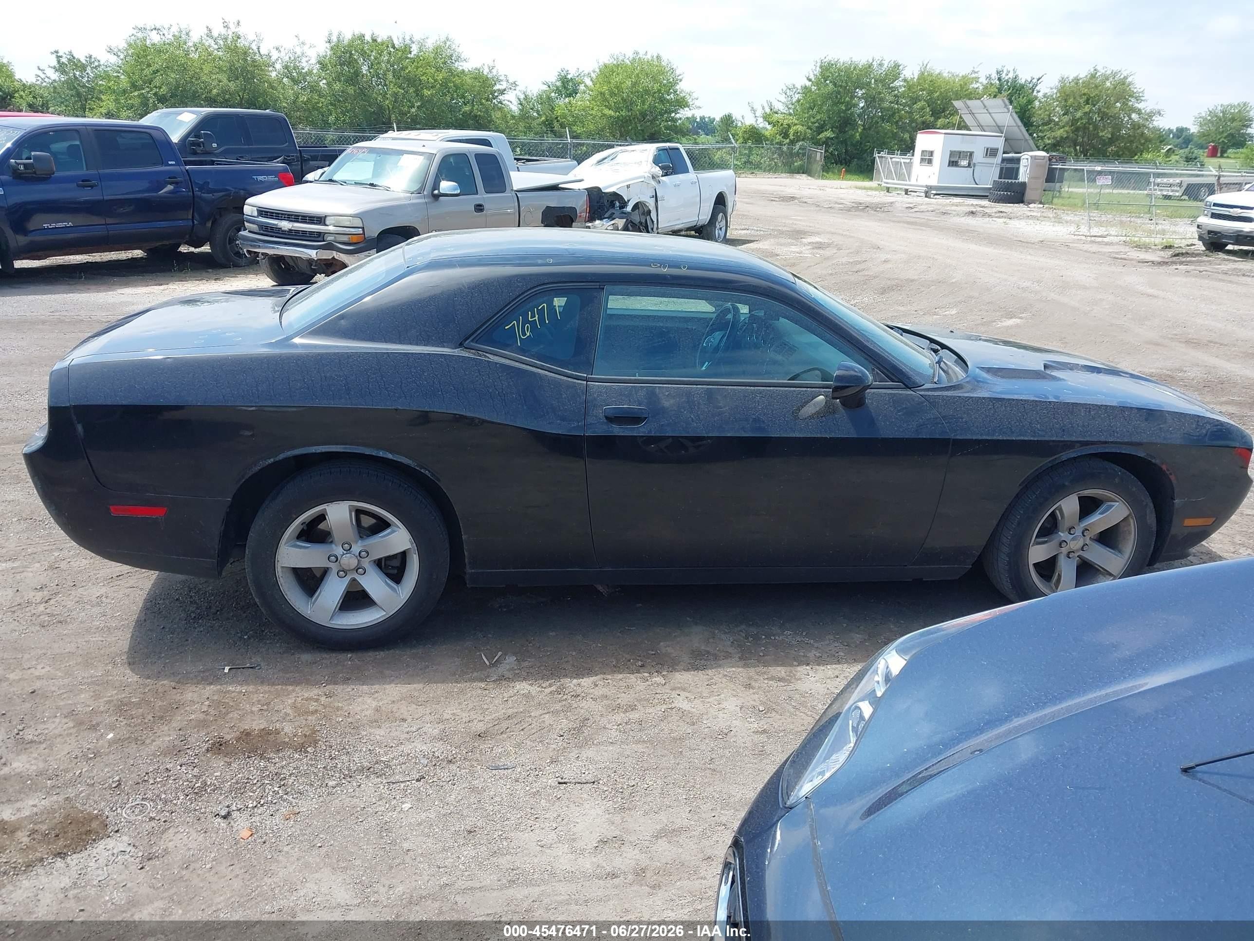 2013 Dodge Challenger Sxt Black vin: 2C3CDYAGXDH653386