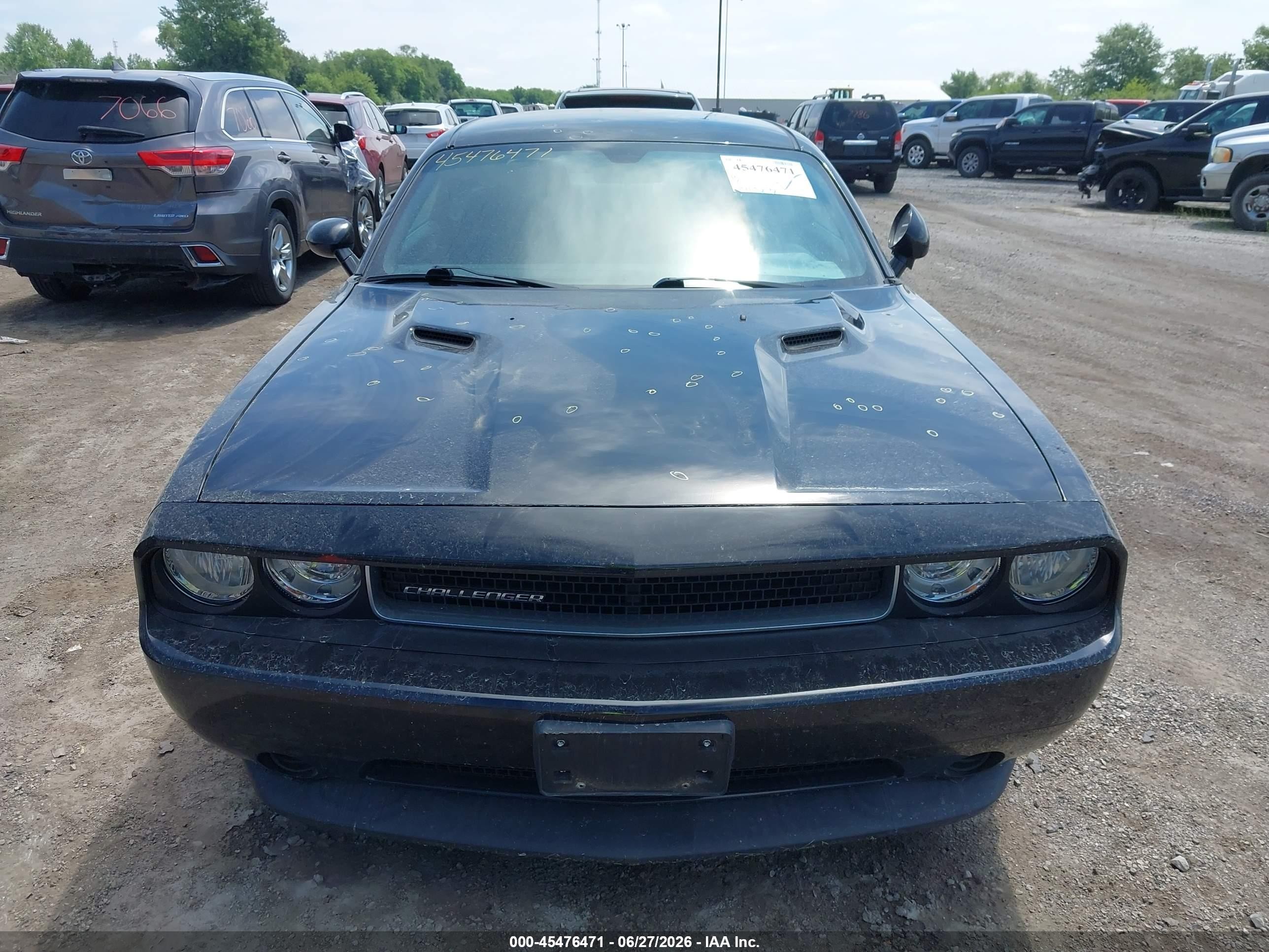 2013 Dodge Challenger Sxt Black vin: 2C3CDYAGXDH653386