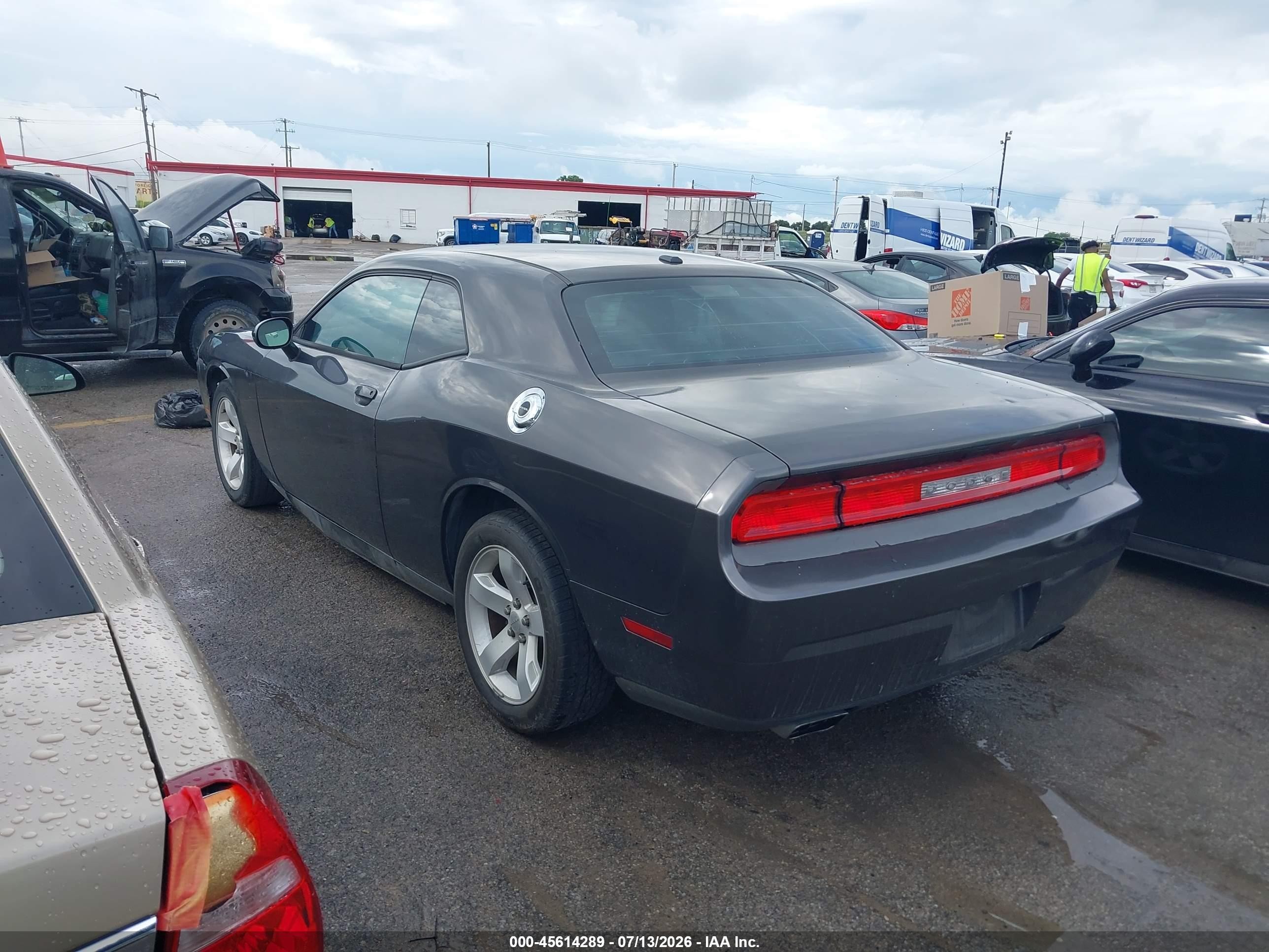 2013 Dodge Challenger Sxt Gray vin: 2C3CDYAGXDH679597
