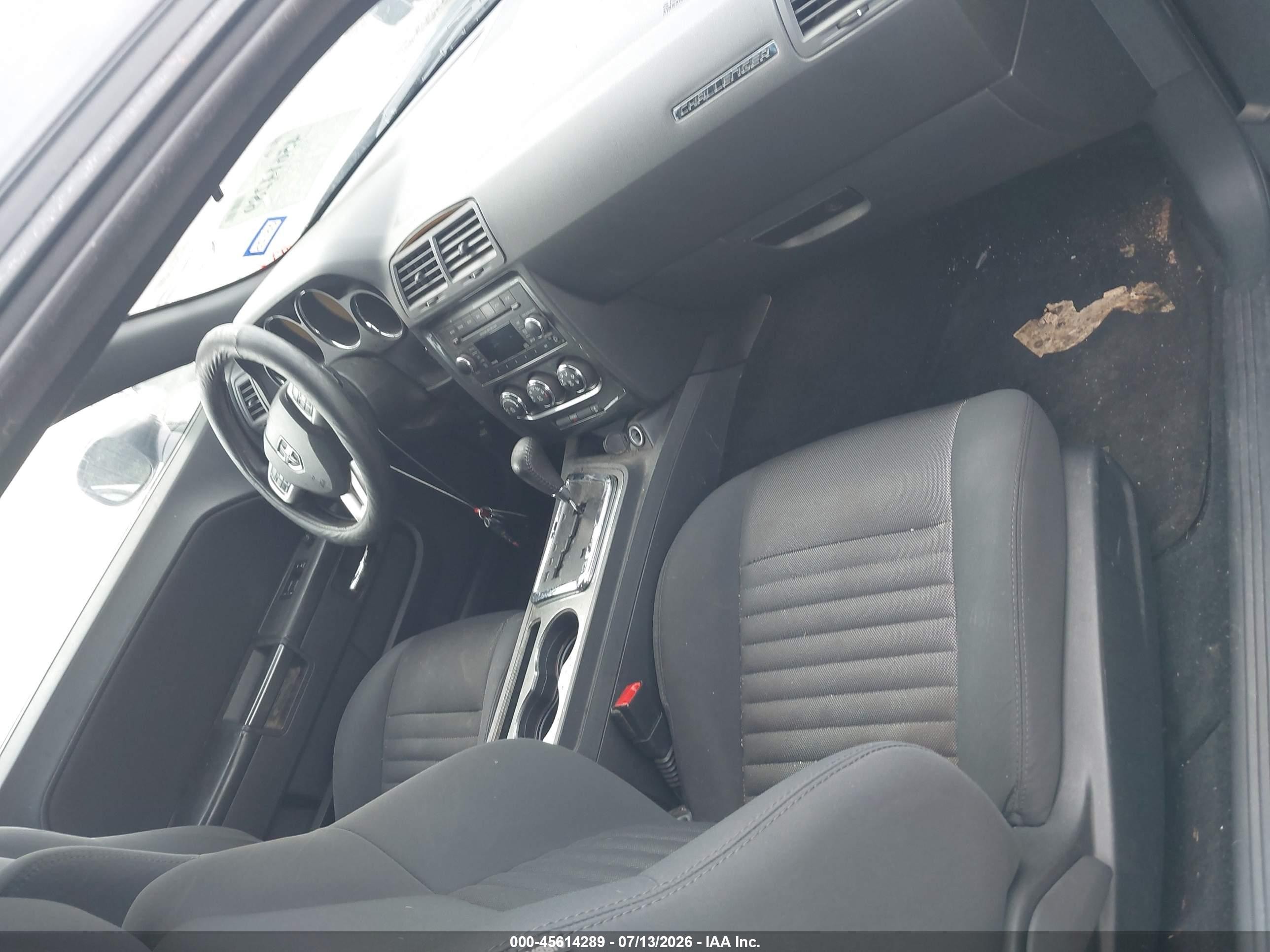 2013 Dodge Challenger Sxt Gray vin: 2C3CDYAGXDH679597