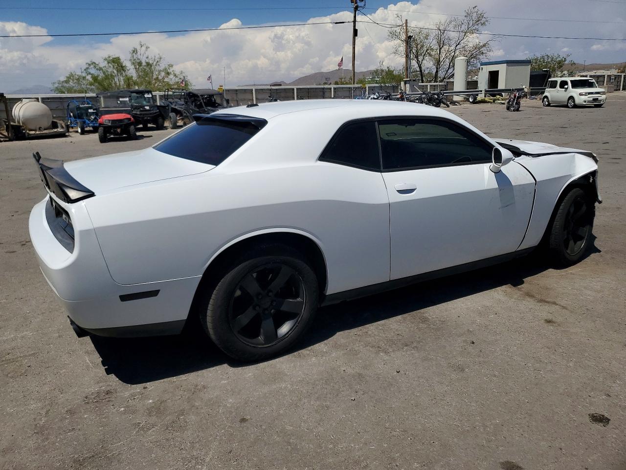 2014 Dodge Challenger Sxt White vin: 2C3CDYAGXEH195396