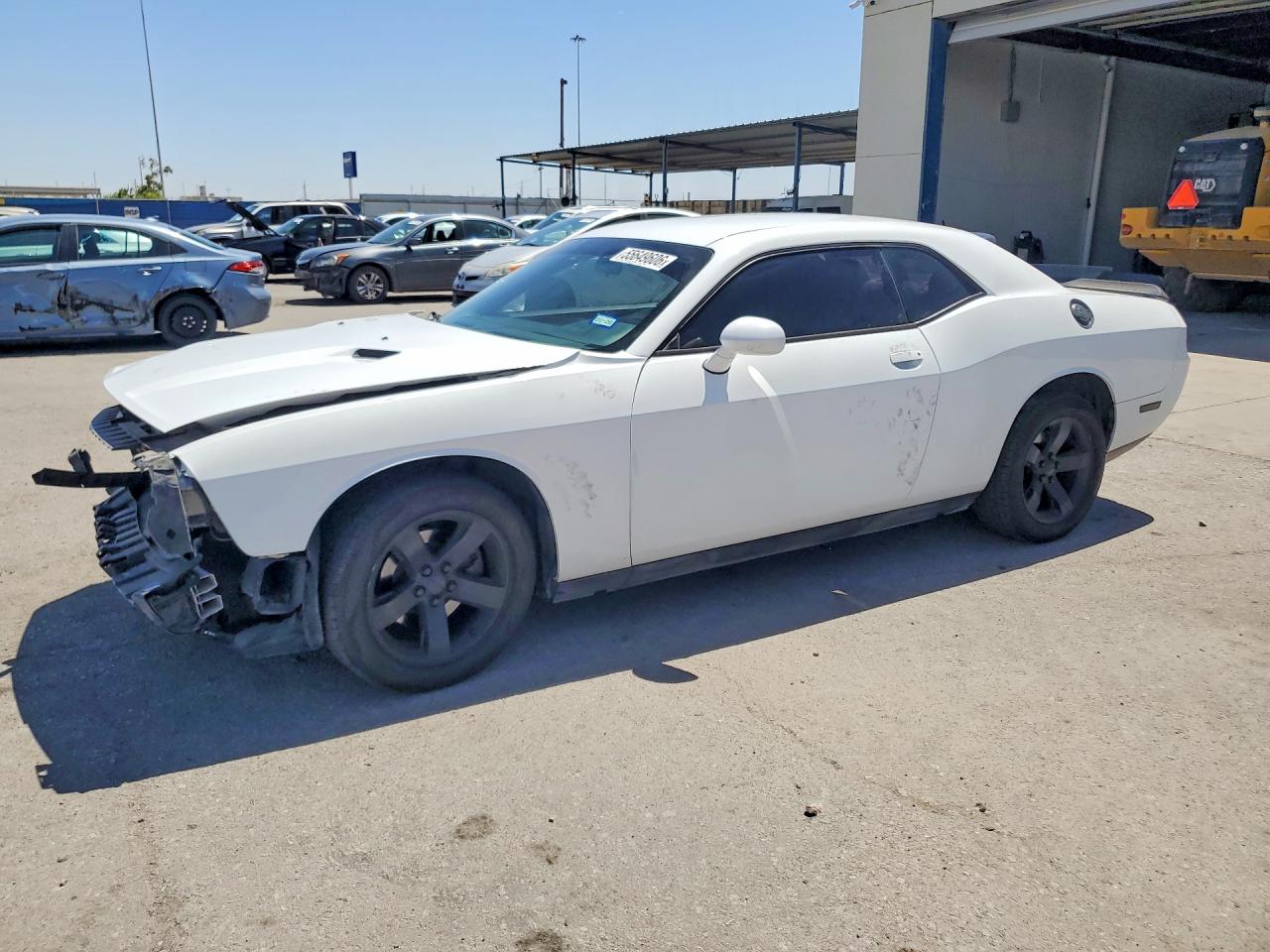 2014 Dodge Challenger Sxt White vin: 2C3CDYAGXEH195396