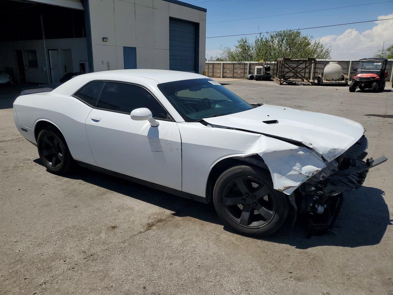 2014 Dodge Challenger Sxt White vin: 2C3CDYAGXEH195396