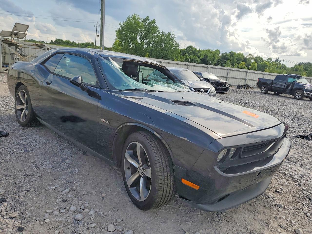 2014 Dodge Challenger Sxt Черный vin: 2C3CDYAGXEH225593