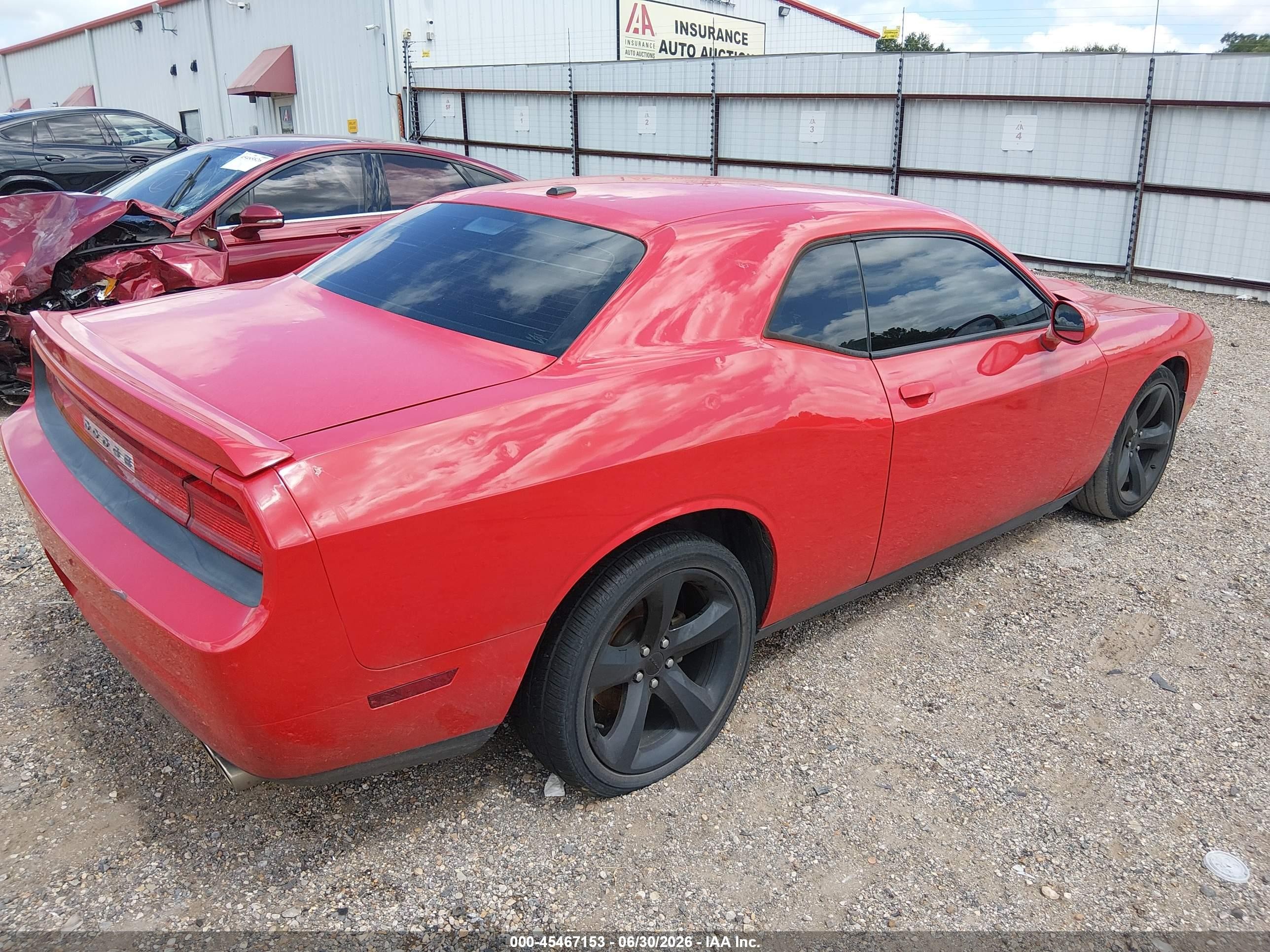 2014 Dodge Challenger Sxt Red vin: 2C3CDYAGXEH232026