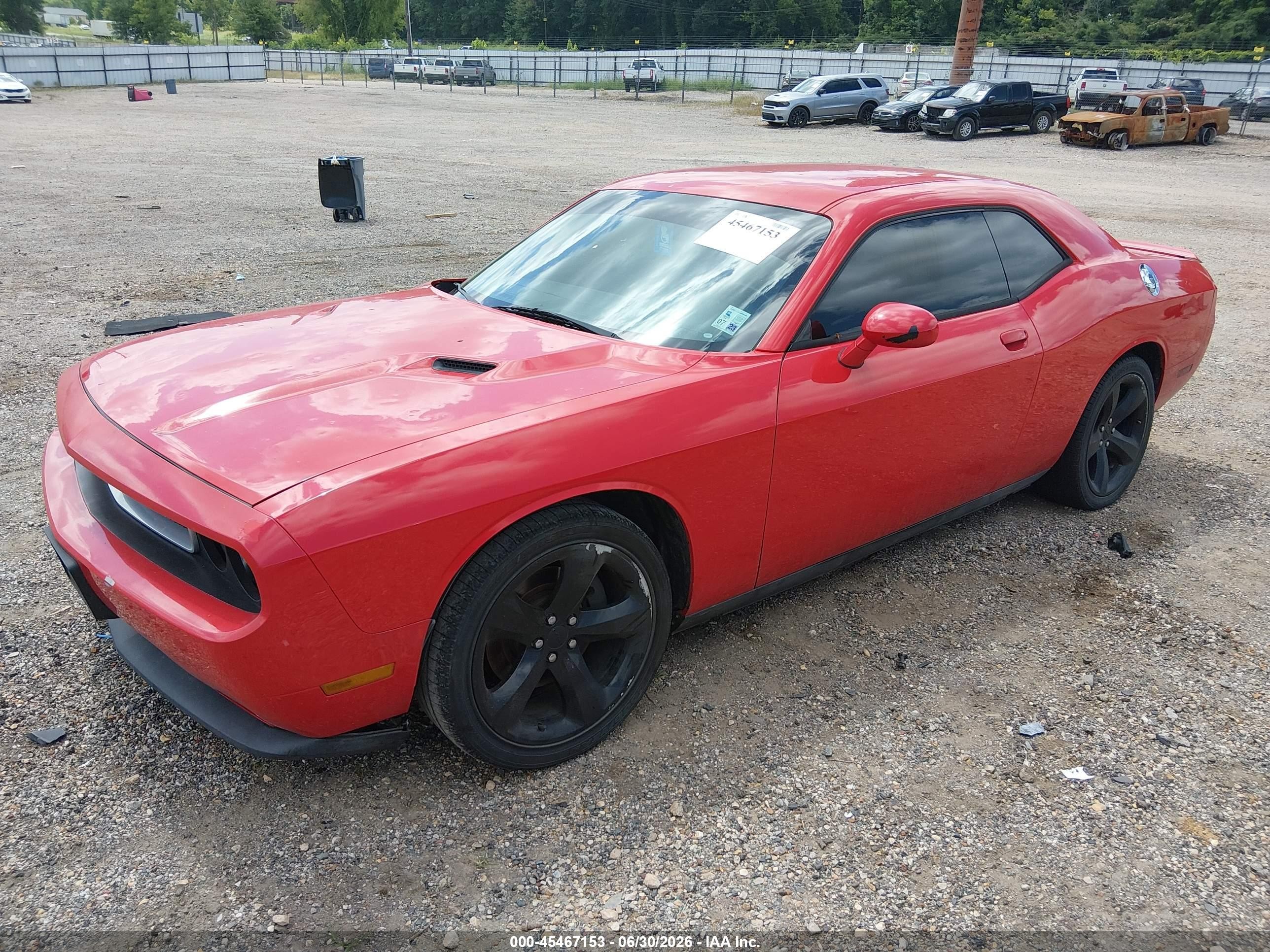 2014 Dodge Challenger Sxt Red vin: 2C3CDYAGXEH232026