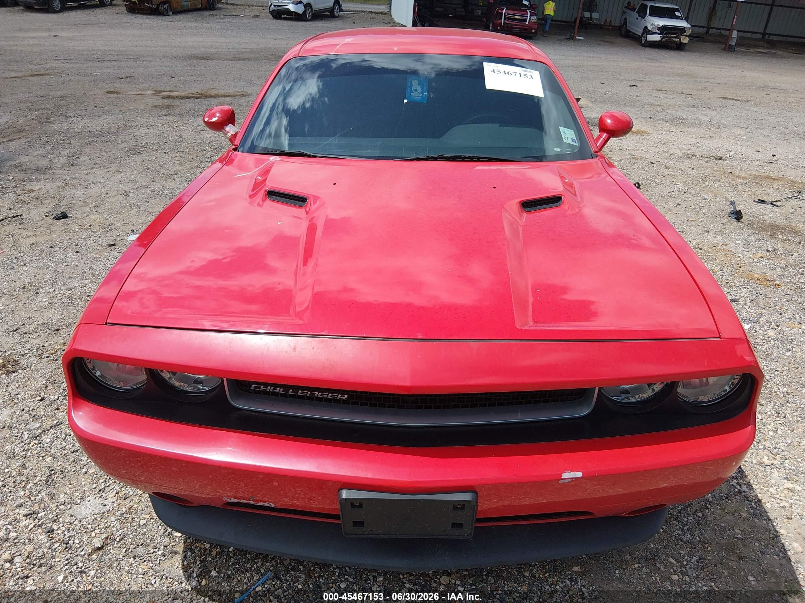 2014 Dodge Challenger Sxt Red vin: 2C3CDYAGXEH232026