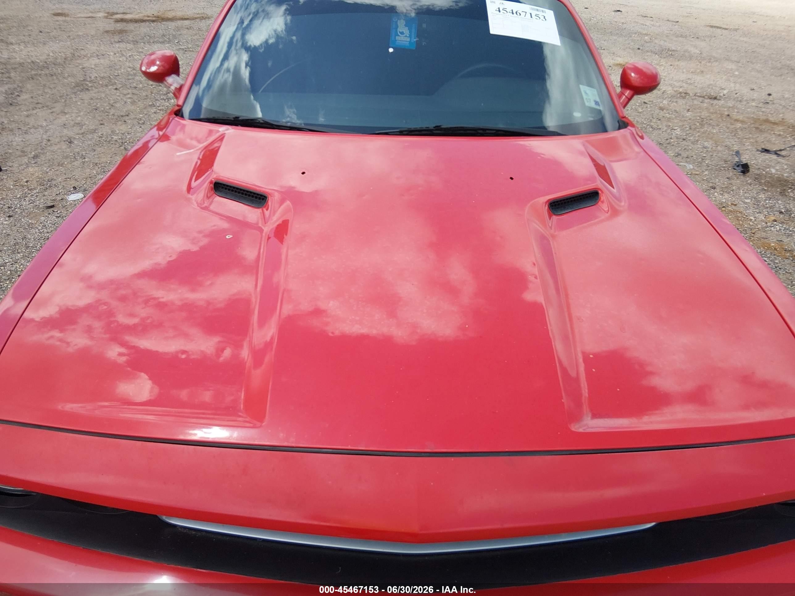 2014 Dodge Challenger Sxt Red vin: 2C3CDYAGXEH232026