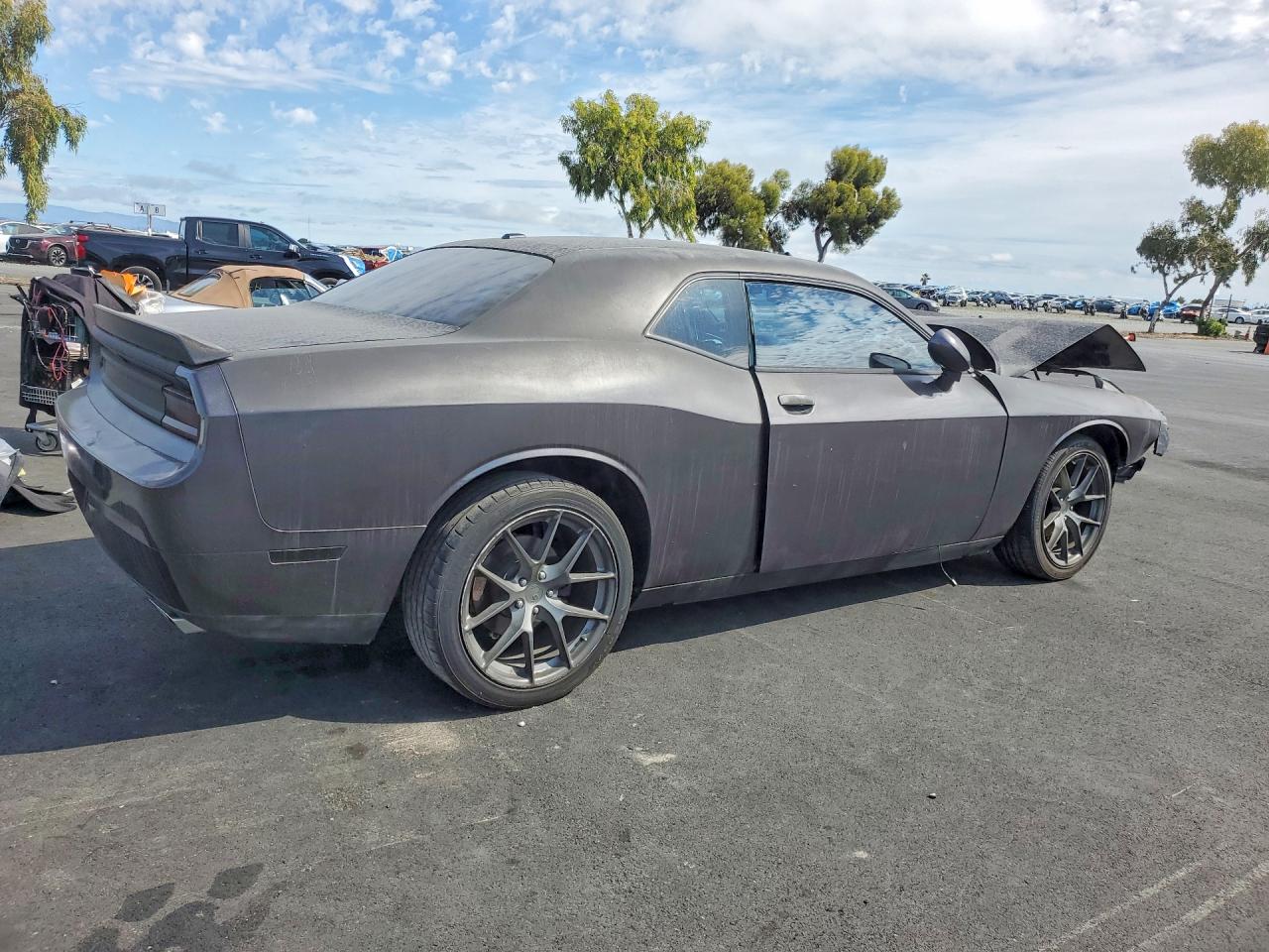 2014 Dodge Challenger Sxt Gray vin: 2C3CDYAGXEH247559