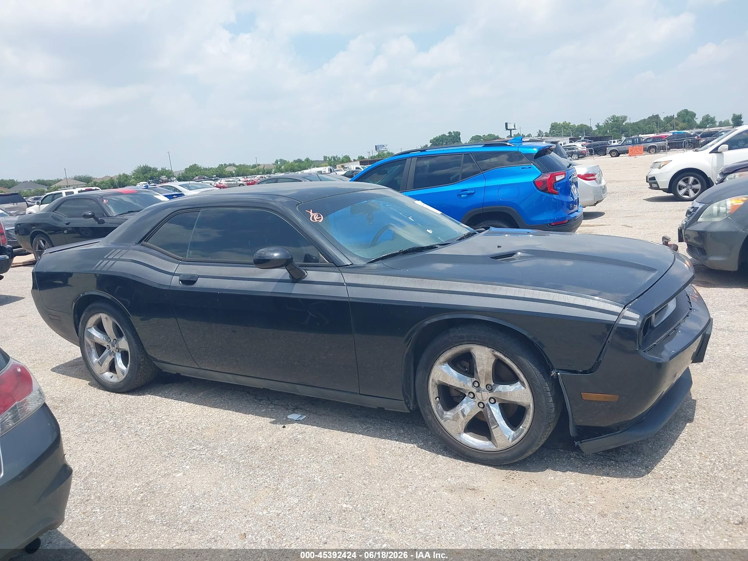 2014 Dodge Challenger Sxt Plus Black vin: 2C3CDYAGXEH270193