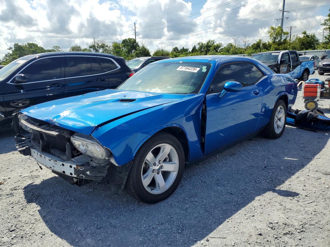 2014 Dodge Challenger Sxt Blue vin: 2C3CDYAGXEH289536