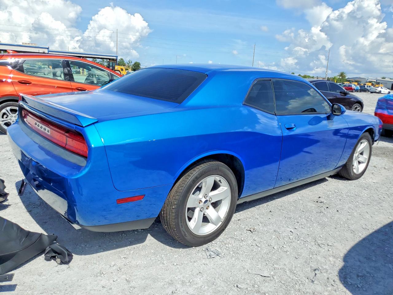 2014 Dodge Challenger Sxt Blue vin: 2C3CDYAGXEH289536