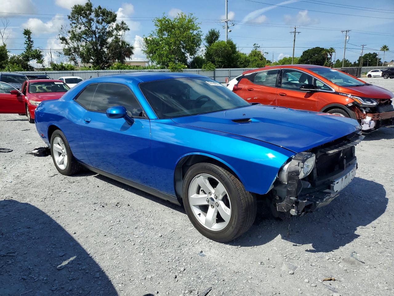 2014 Dodge Challenger Sxt Blue vin: 2C3CDYAGXEH289536