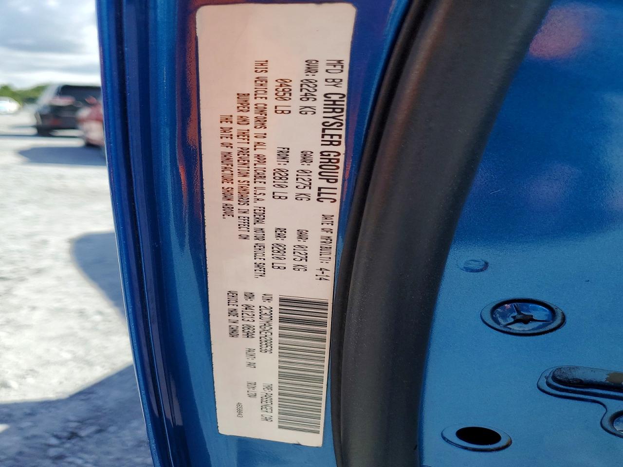 2014 Dodge Challenger Sxt Blue vin: 2C3CDYAGXEH289536