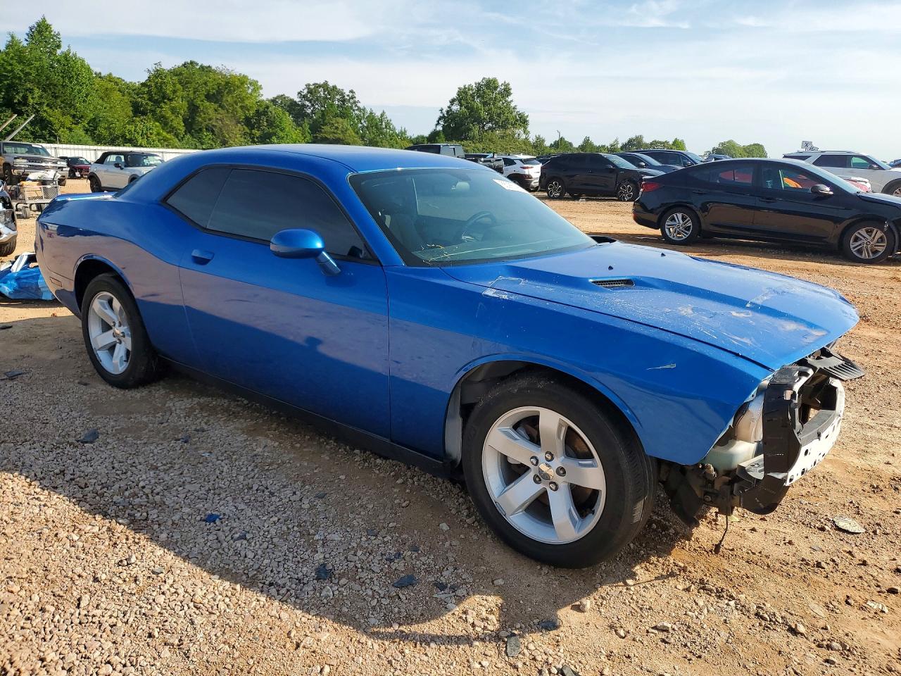 2014 Dodge Challenger Sxt Blue vin: 2C3CDYAGXEH289536