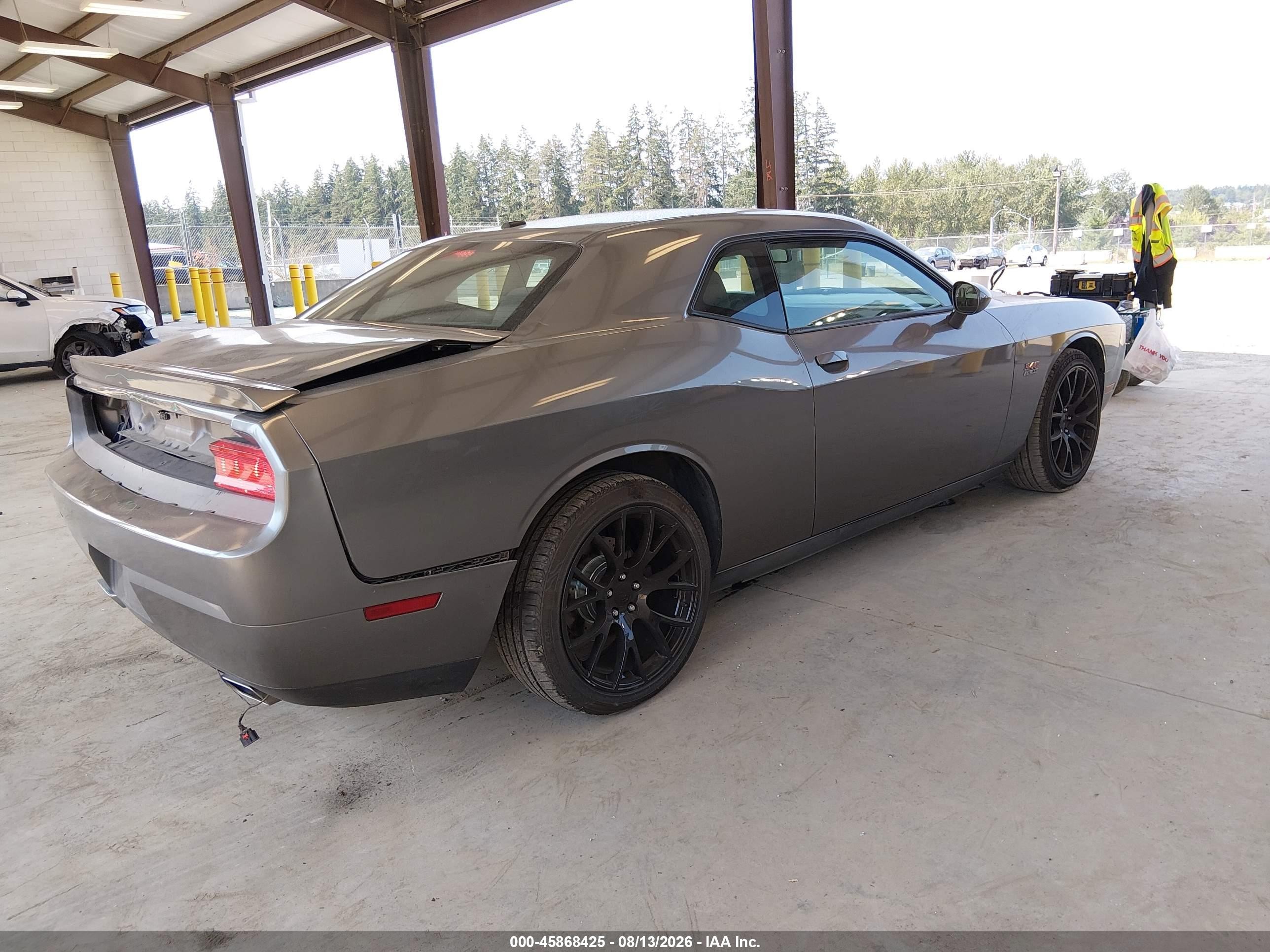 2012 Dodge Challenger R/t Gray vin: 2C3CDYBT0CH101745